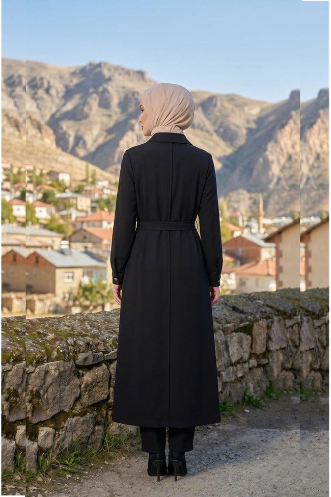 ZÜHRE Çıt Çıt Kapama Giy Çık Siyah GÇ-0335