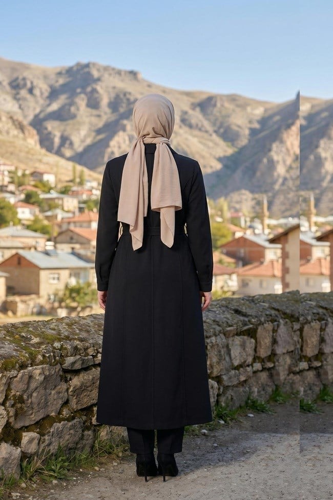 ZÜHRE Çıt Çıt Kapama Giy Çık Siyah GÇ-0335