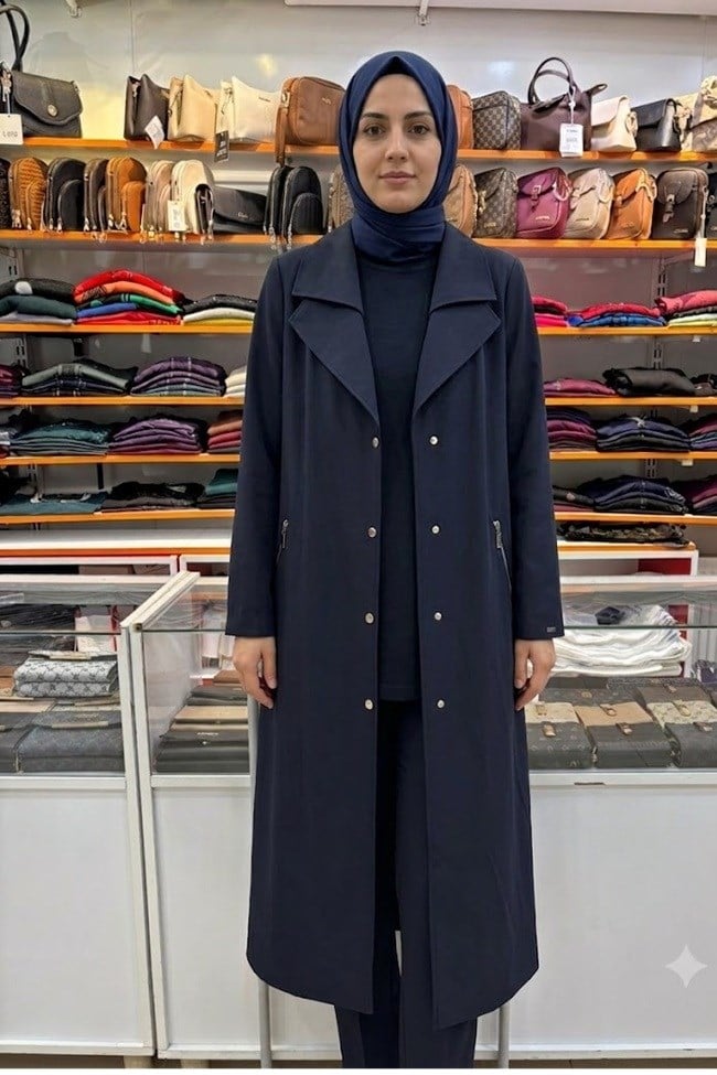 ZÜHRE Çıtçıt Kapama Valen Kap Giy Çık Lacivert 14069