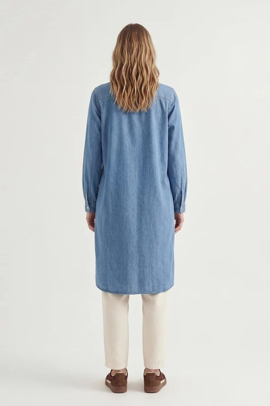 Zühre Noa Tunik Mavi T-0767