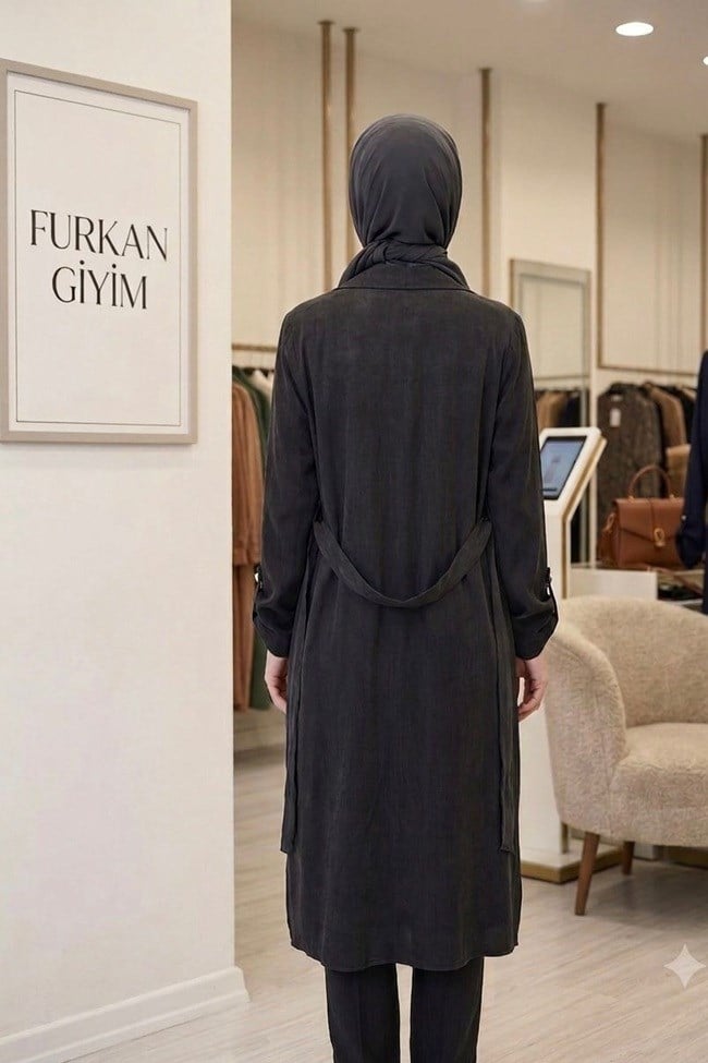 ZÜHRE Silvara Takım Siyah TK-1811