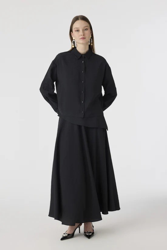 Zühre Valea Takım Siyah TK-1808