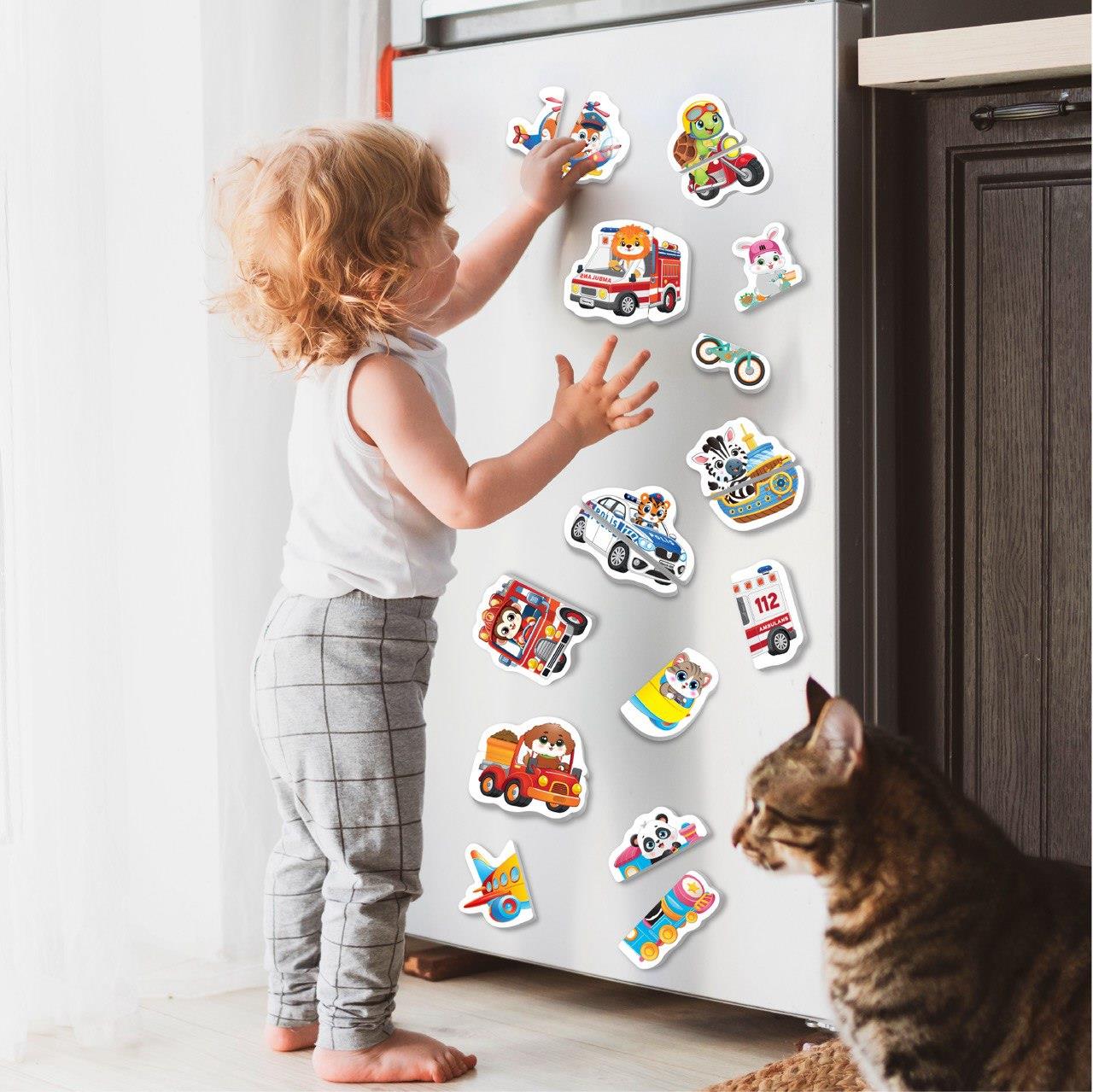 12-36 Ay İlk Magnet Puzzle Taşıtlar