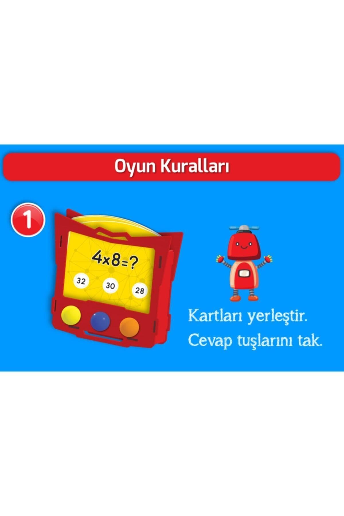 Çarpma Öğreten Oyuncak+ Çarpım Tablosu Öğreten Kitap