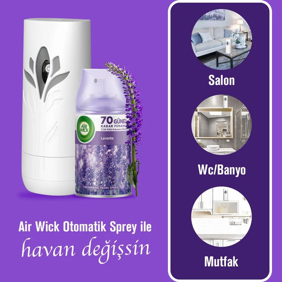 Airwick Freshmatic Yedek Sprey Lavanta 250Ml