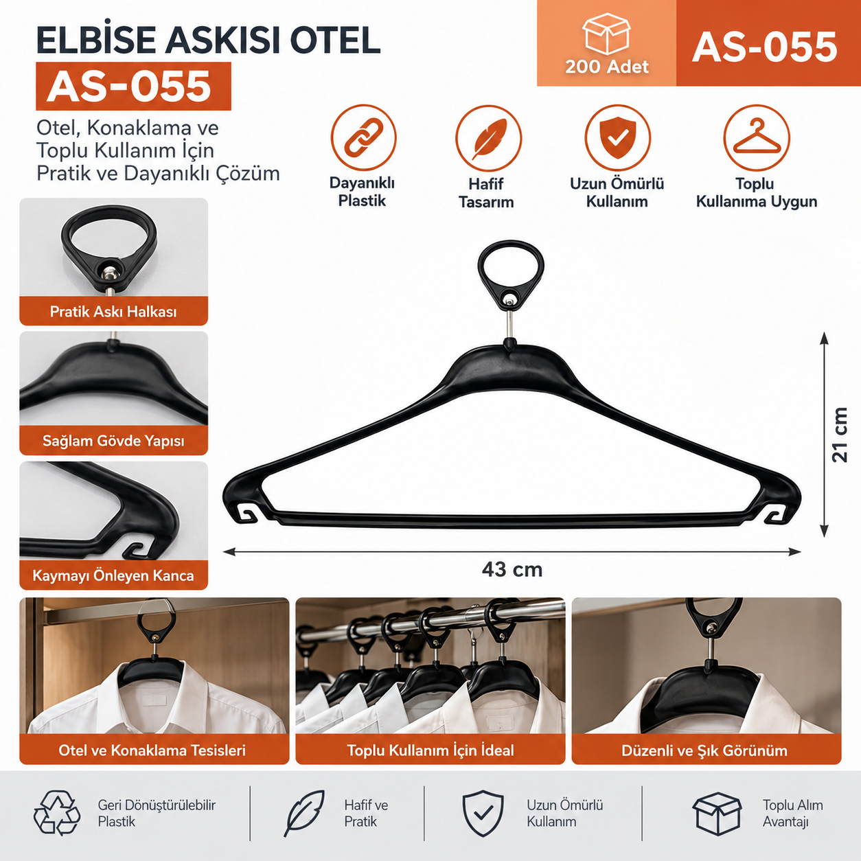 Elbise Askısı Otel Halkalı | Beyond HijyenBeyond HijyenElbise Askısı Otel Halkalı