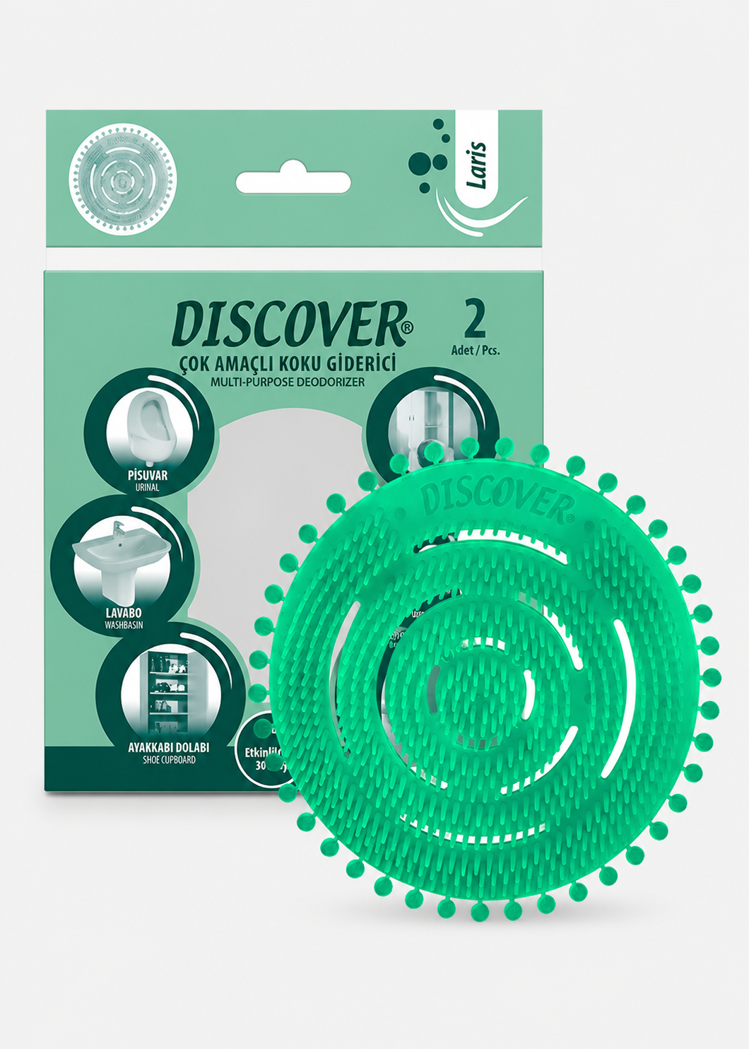 Çok Amaçlı Koku Giderici Pisuvar Plastiği 2'li | Kalıcı Ferahlık ve Koku Kontrolü I Temizlik Kimyasalları I Beyond HijyenDiscoverDiscover Çok Amaçlı Koku Giderici Pisuvar Plastiği 2'li