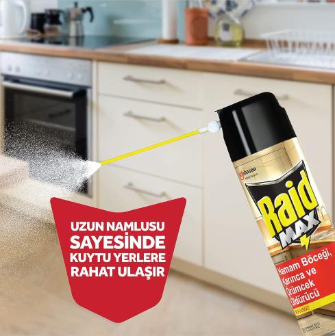 Raid Max Kokusuz Böcek İlacı 300 ml | Beyond HijyenRaidRaid Max Kokusuz Böcek İlacı 300 ml