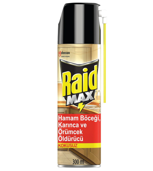 Raid Max Kokusuz Böcek İlacı 300 ml | Beyond HijyenRaidRaid Max Kokusuz Böcek İlacı 300 ml