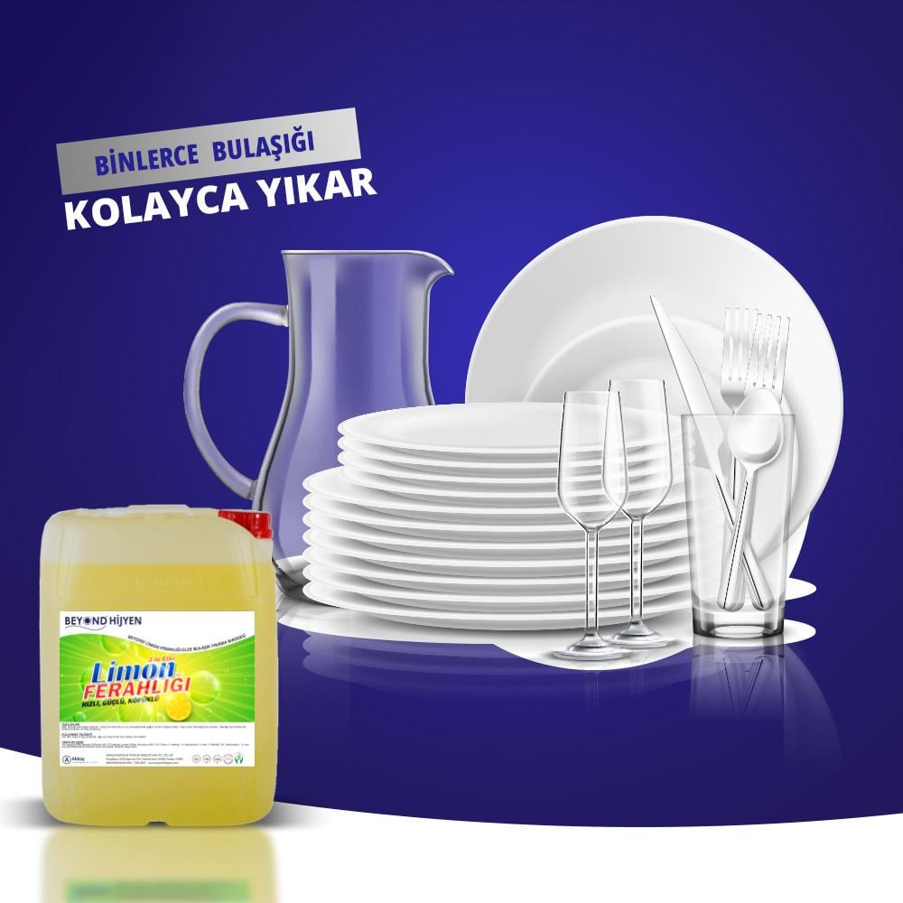 Beyond Hijyen Elde Profesyonel Bulaşık Deterjanı 20 Lt