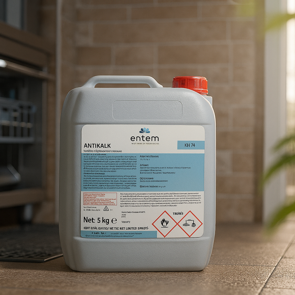 Entem Antikalk Bulaşık Makineleri için Kireç ve Pas Çözücü 5 LT | Beyond Hijyen | Temizlik Kimyasalları | Bulaşık DeterjanlarıEntemEntem Antikalk Star Bulaşık Makinesi Kireç Çözücü 5 LT