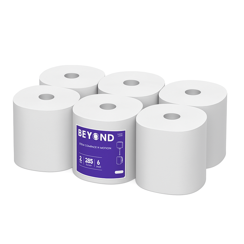 Beyond Profesyonel Hareketli Çift Katlı Kağıt Havlu 21 cm 50 mt 6 Adet  I Kağıt Havlular I Beyond HijyenBeyondBeyond Profesyonel Hareketli Çift Katlı Kağıt Havlu 21 cm 50 mt 6 Adet 