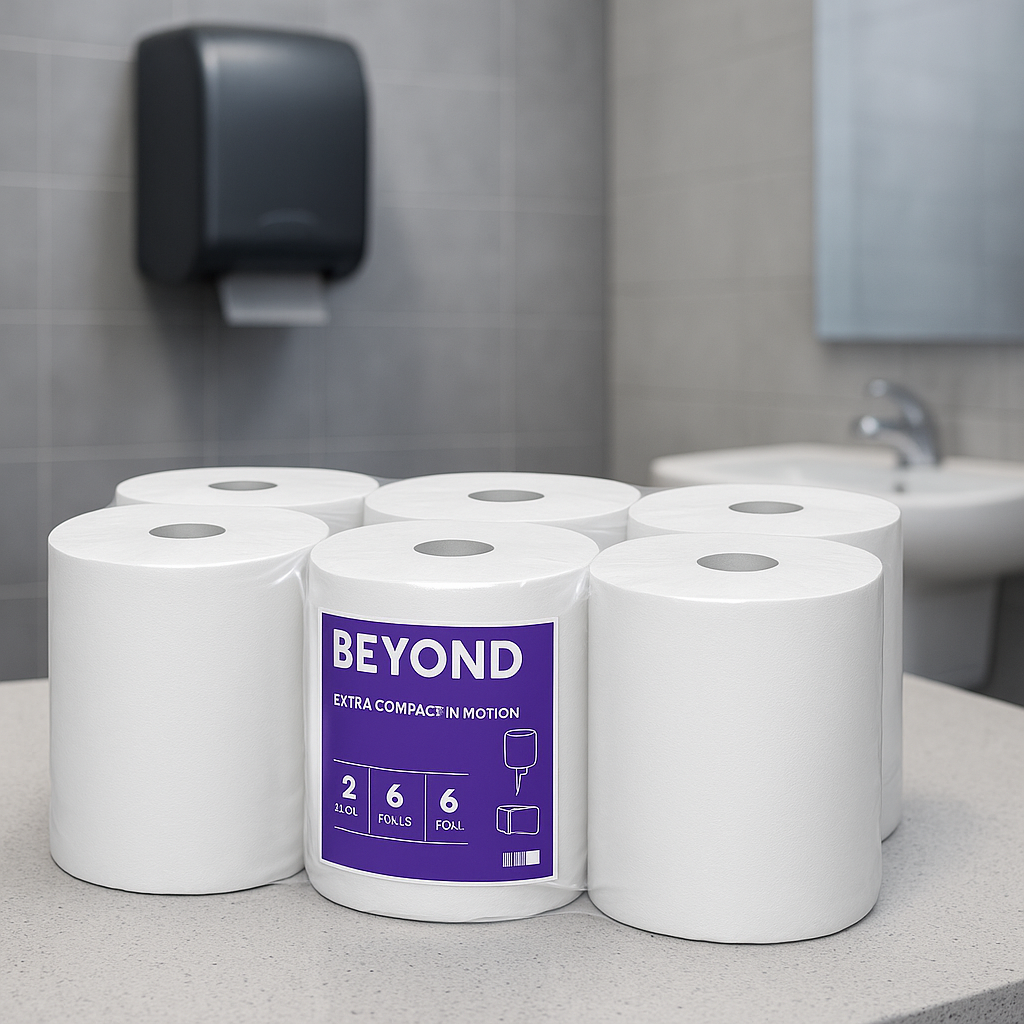 Beyond Profesyonel Hareketli Çift Katlı Kağıt Havlu 21 cm 50 mt 6 Adet  I Kağıt Havlular I Beyond HijyenBeyondBeyond Profesyonel Hareketli Çift Katlı Kağıt Havlu 21 cm 50 mt 6 Adet 
