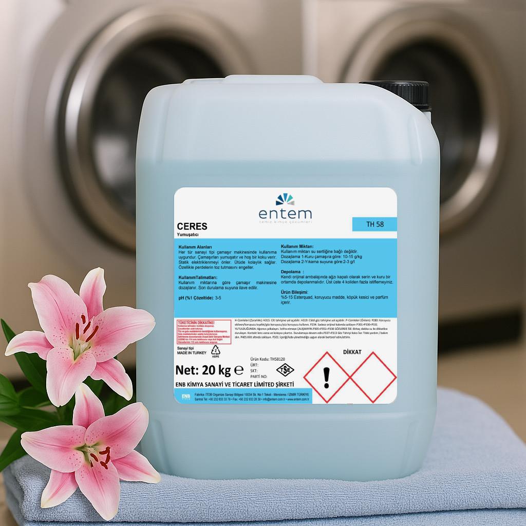 Entem CERES Sanayi Tipi Çamaşır Yumuşatıcı 20 Kg – Hoş Kokulu ve Statik Önleyici | Beyond Hijyen | Temizlik Kimyasalları | Laundry DeterjanlarıEntemEntem CERES Sanayi Tipi Çamaşır Yumuşatıcı 20 Kg – Hoş Kokulu ve Statik Önleyici