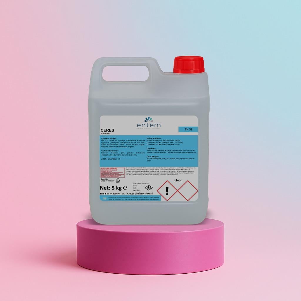 Entem CERES Sanayi Tipi Çamaşır Yumuşatıcı 5 Kg – Hoş Kokulu ve Statik Önleyici | Beyond Hijyen | Temizlik Kimyasalları | Laundry DeterjanlarıEntemEntem CERES Sanayi Tipi Çamaşır Yumuşatıcı 5 Kg – Hoş Kokulu ve Statik Önleyici