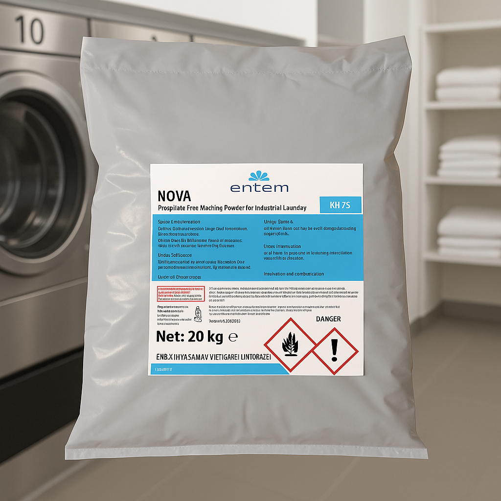Entem Nova Endüstriyel Çamaşır Makineleri için Toz Ana Yıkama Deterjanı 20 Kg | Beyond Hijyen | Temizlik Kimyasalları | Laundry DeterjanlarıEntemEntem Nova Endüstriyel Çamaşır Makineleri için Toz Ana Yıkama Deterjanı 20 Kg