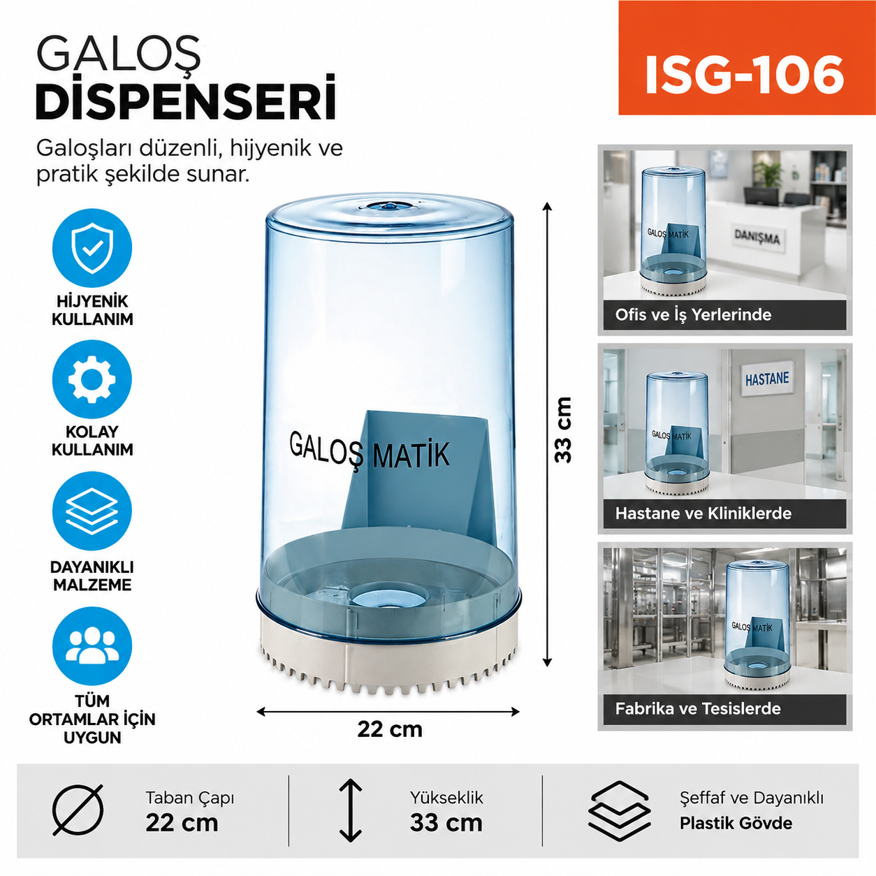 Galoş Dispenseri (3436) | Beyond HijyenBeyond HijyenGaloş Dispenseri (3436)