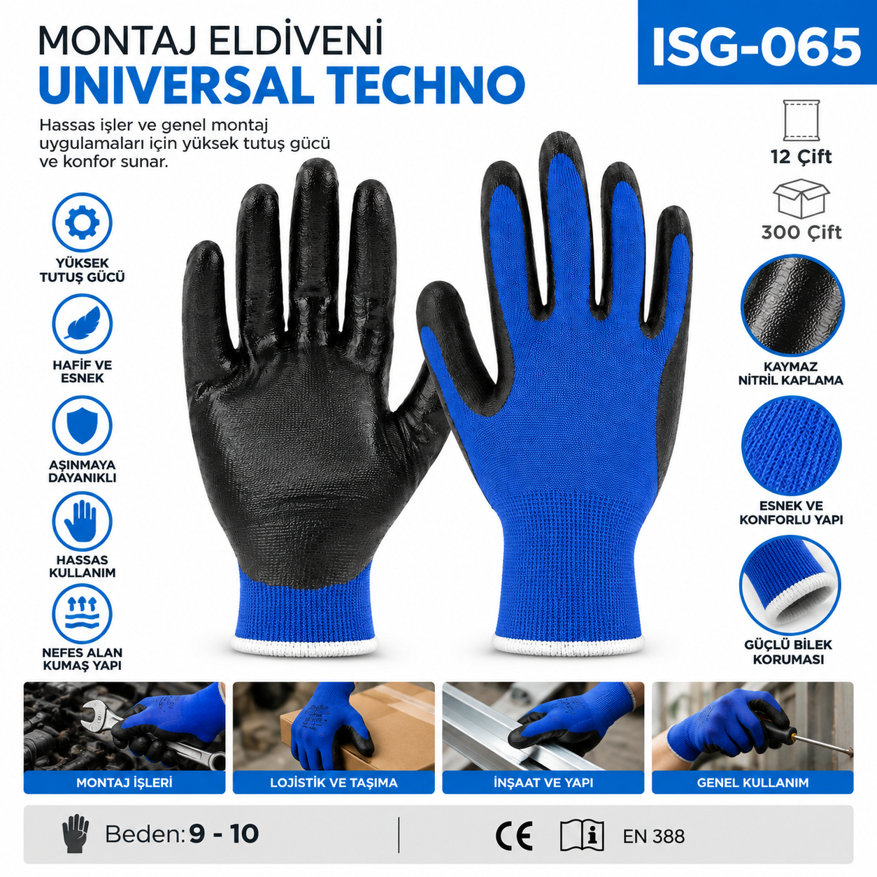 Eldiven Montaj Unıversal Techno (8802) | Beyond HijyenBeyond HijyenEldiven Montaj Unıversal Techno (8802)