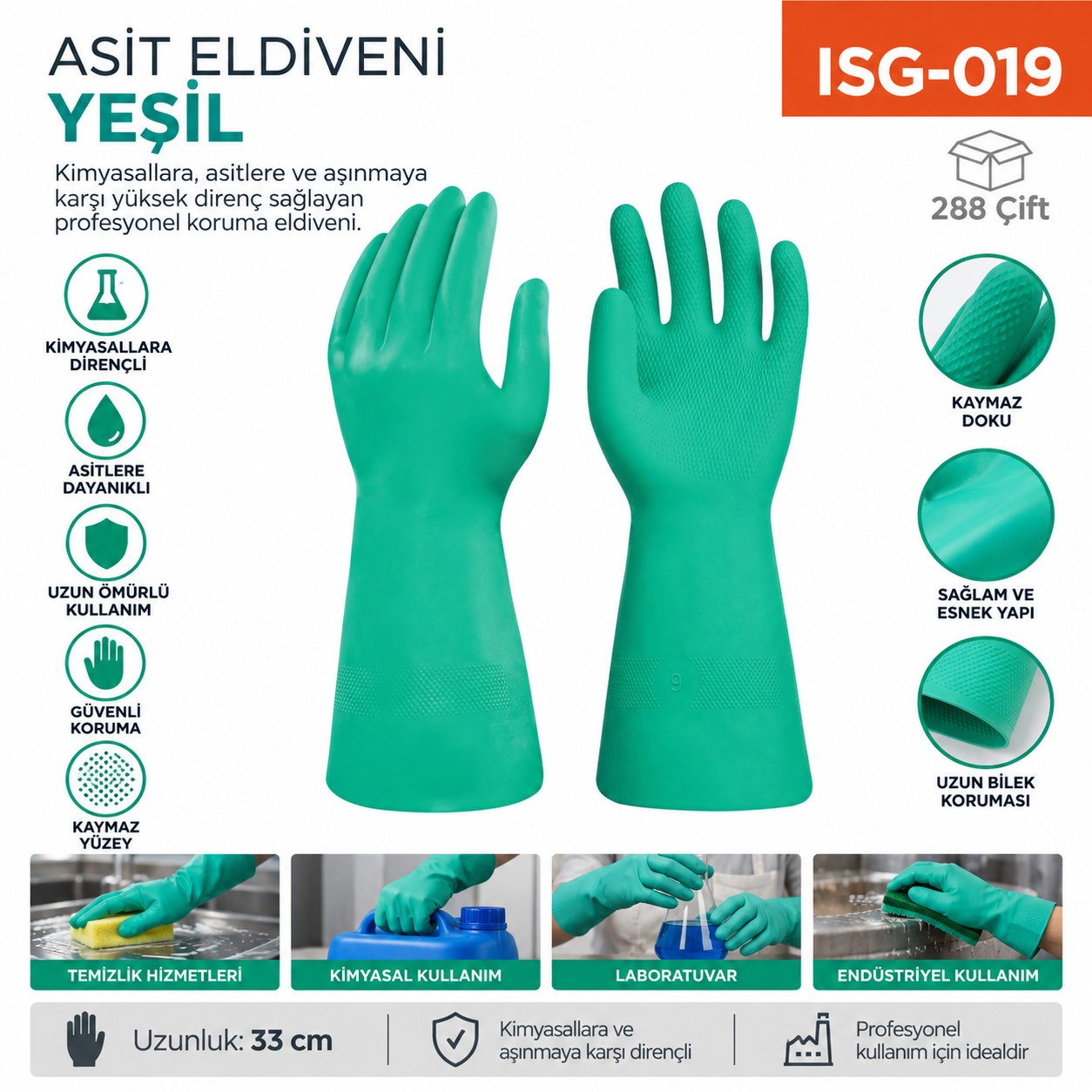 Asit Eldiveni Yeşil (NTL-33) | Beyond HijyenBeyond HijyenAsit Eldiveni Yeşil (NTL-33)