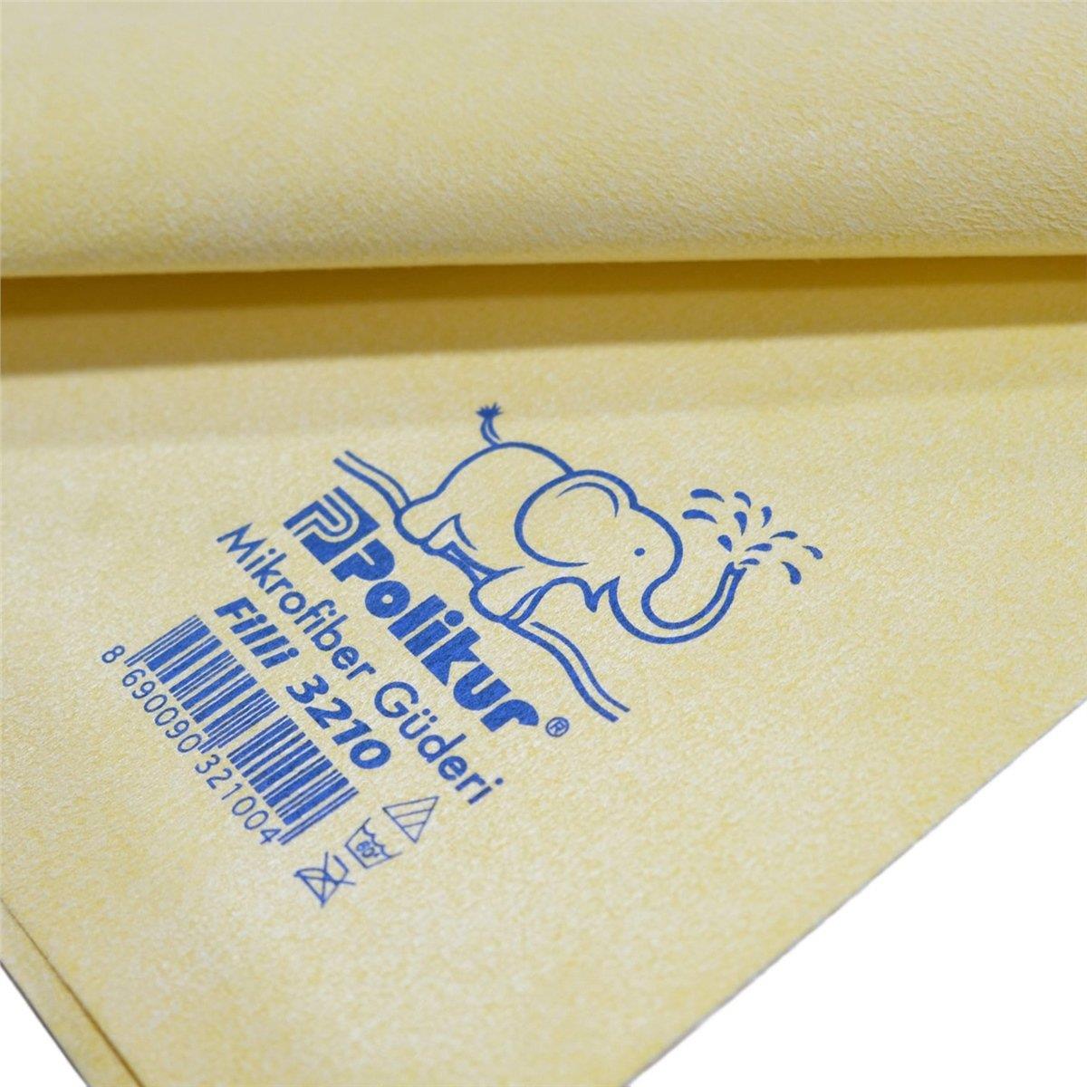 Polikur Mikrofiber Güderi Kurulama Bezi (Filli) 3210 - 50cmx70cm
