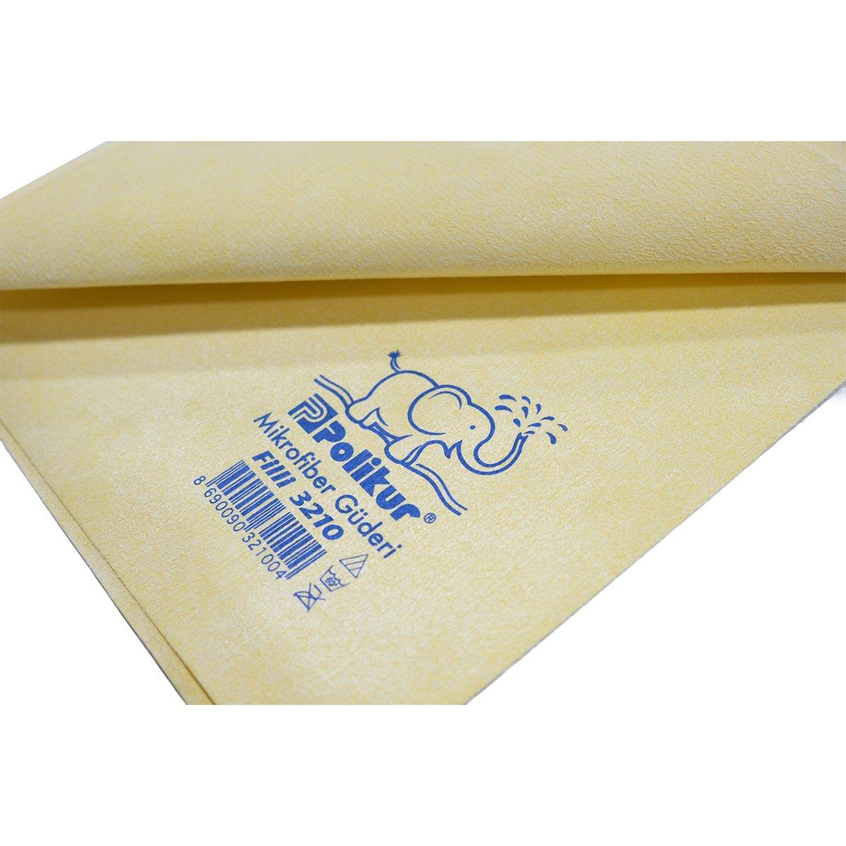 Polikur Mikrofiber Güderi Kurulama Bezi (Filli) 3210 - 50cmx70cm
