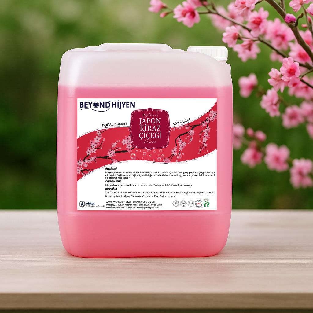 Beyond Japon Kirazı Çiçeği Sıvı Sabun 20 Lt I Temizlik Kimyasalları I Beyond HijyenBeyond HijyenBeyond Japon Kirazı Çiçeği Sıvı Sabun 20 Lt