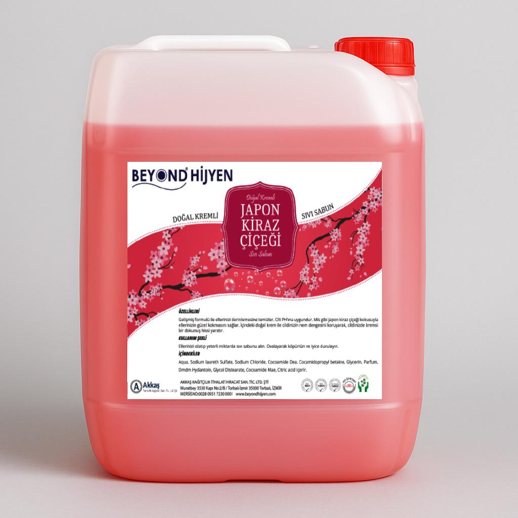 Beyond Japon Kirazı Çiçeği Sıvı Sabun 20 Lt I Temizlik Kimyasalları I Beyond HijyenBeyond HijyenBeyond Japon Kirazı Çiçeği Sıvı Sabun 20 Lt