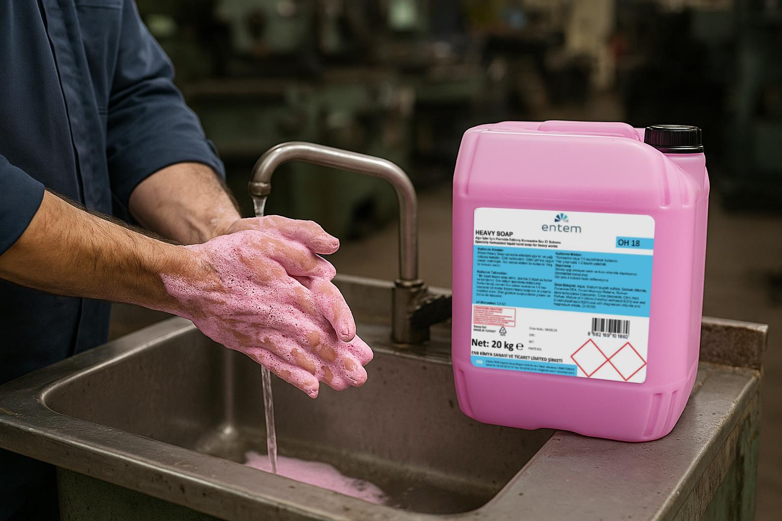 Entem Heavy Soap 20 Lt Ağır Kir Yağ Çözücü Sıvı Sabun I Temizlik Kimyasalları I Beyond HijyenEntemEntem Heavy Soap 20 Lt Ağır Kir Yağ Çözücü Sıvı Sabun