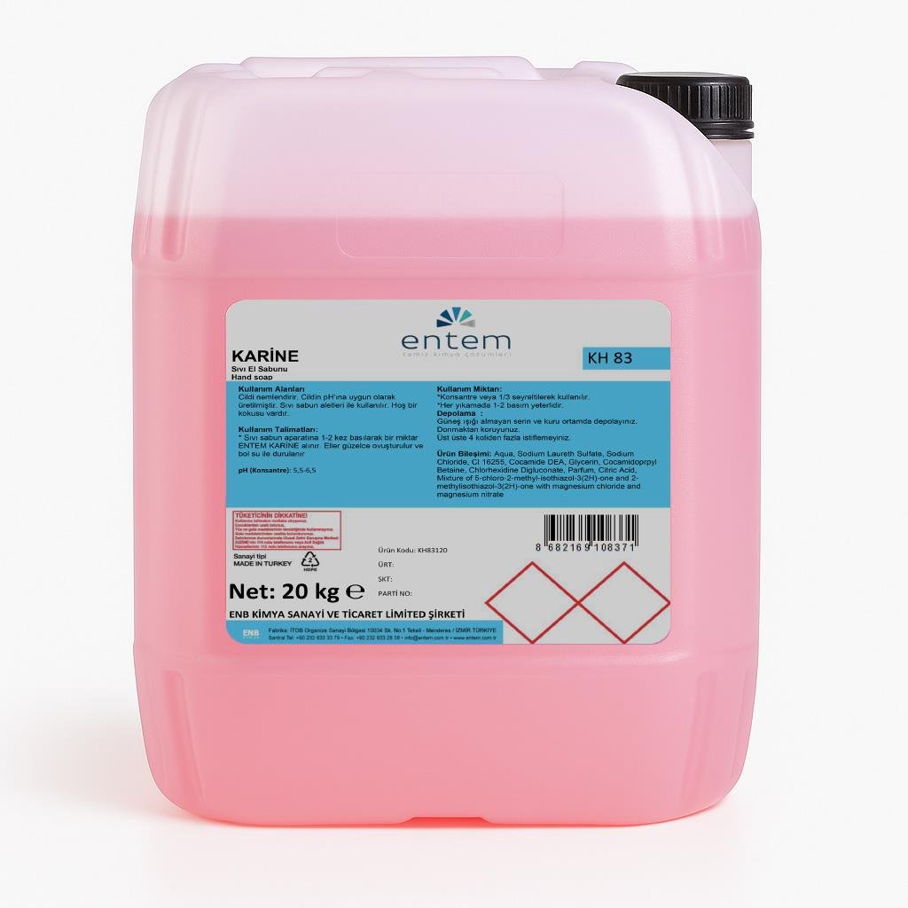 Entem Karine Konsantre 20 Lt Sıvı Sabun I Temizlik Kimyasalları I Beyond HijyenEntemEntem Karine 20 Lt Konsantre Antiseptik Sıvı Sabun