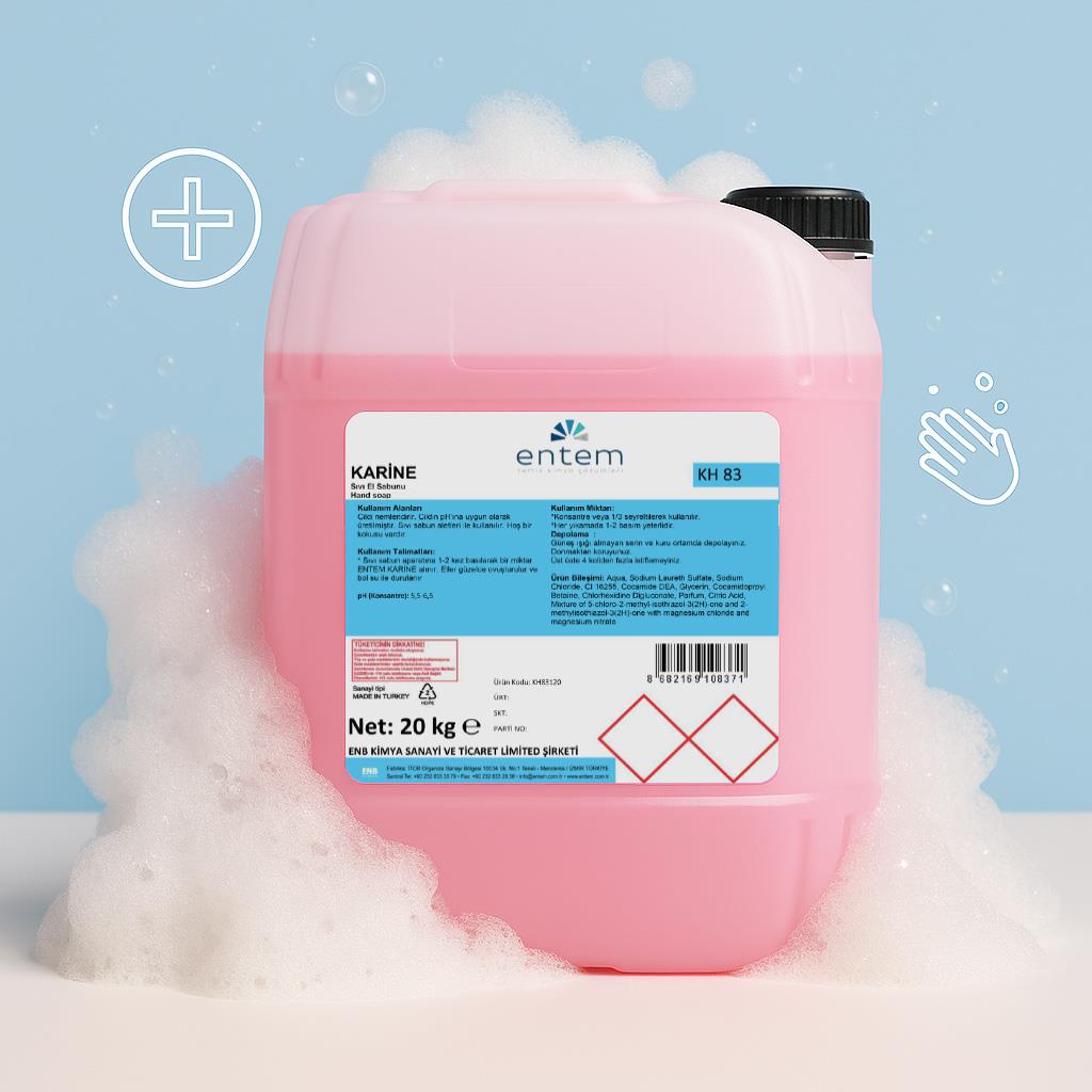 Entem Karine Konsantre 20 Lt Sıvı Sabun I Temizlik Kimyasalları I Beyond HijyenEntemEntem Karine 20 Lt Konsantre Antiseptik Sıvı Sabun