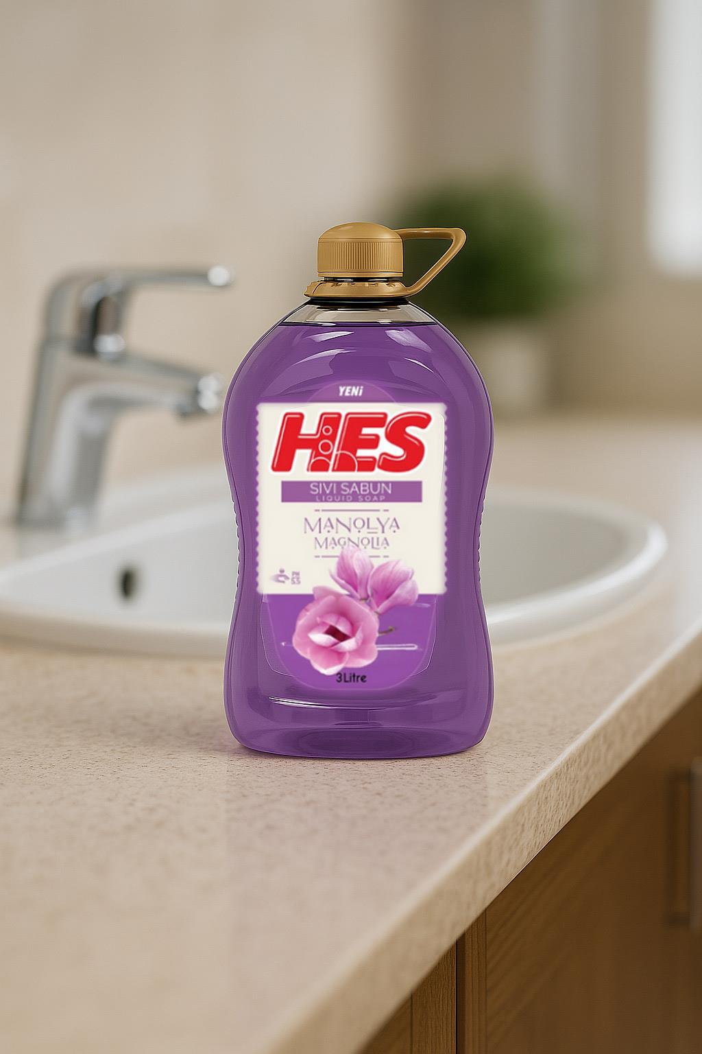 Hes Sıvı El Sabunu Manolya 3000 ml | Beyond Hijyen | Temizlik Kimyasalları | Sıvı SabunlarHesHes Sıvı El Sabunu Manolya 3000 ml