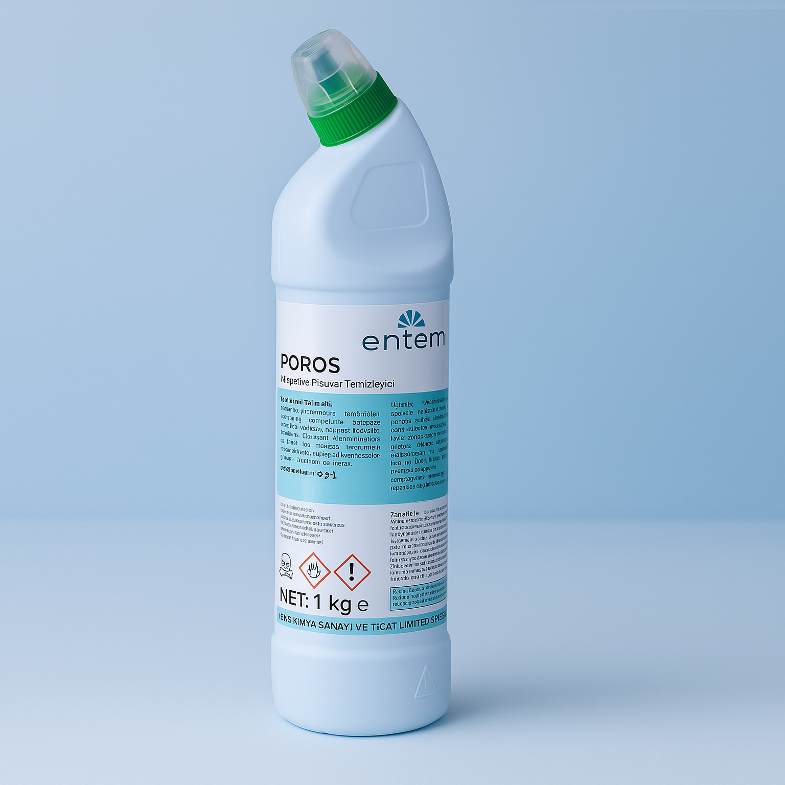 Entem Poros Wc Ağır Kirler Için Tuvalet, Klozet Temizleyici 1 lt | Temizlik Kimyasalları I Beyond HijyenEntemEntem Poros Wc Ağır Kirler Için Tuvalet Temizleyici 1 lt