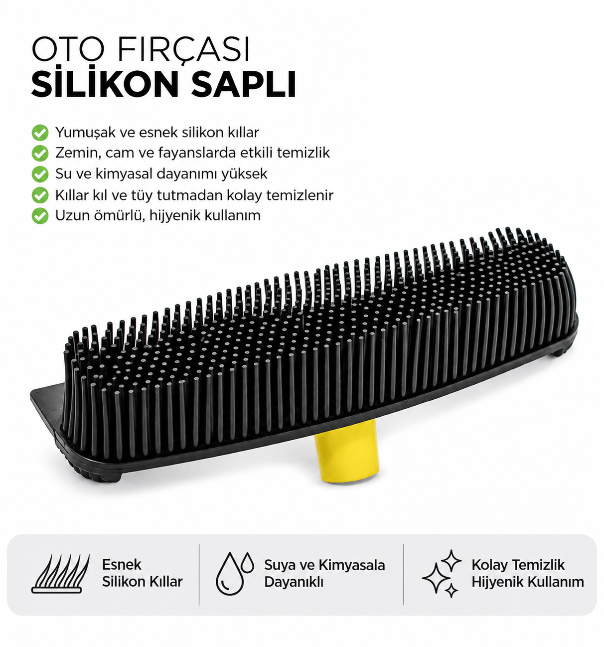 Oto Fırçası Silikon (850260) | Yer ve Oto Fırçaları | Beyond HijyenBeyond HijyenOto Fırçası Silikon (850260)