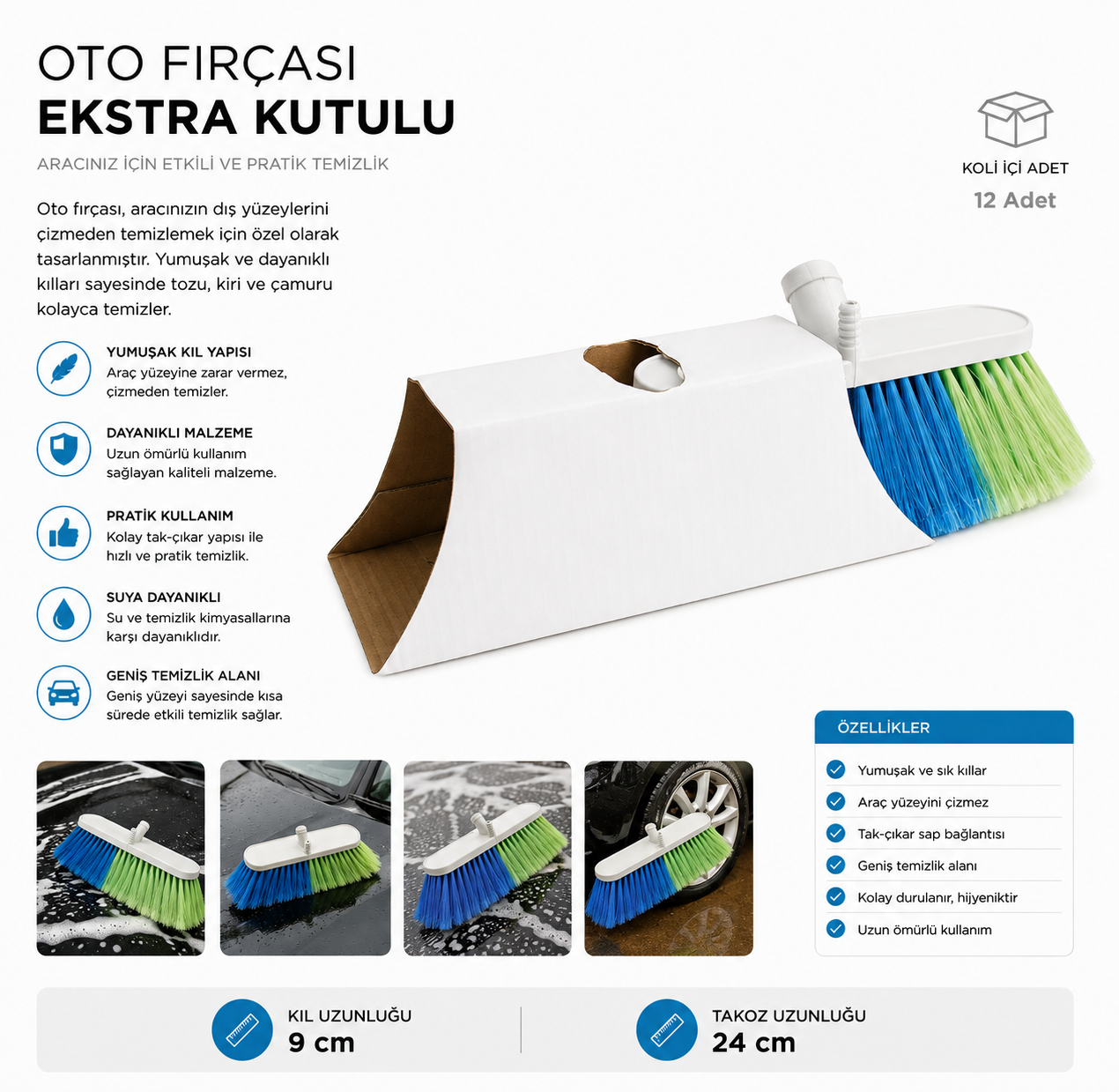 Oto Fırçası Ekstra Kutulu | Yer ve Oto Fırçaları | Beyond HijyenBeyond HijyenOto Fırçası Ekstra Kutulu