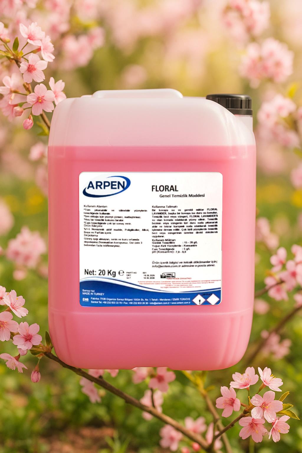 ENTEM Genel ve Yüzey Temizleyici FLORAL ÇİÇEK Kokulu 20 Lt I Temizlik Kimyasalları I Beyond HijyenEntemENTEM Genel ve Yüzey Temizleyici FLORAL ÇİÇEK Kokulu 20 Lt
