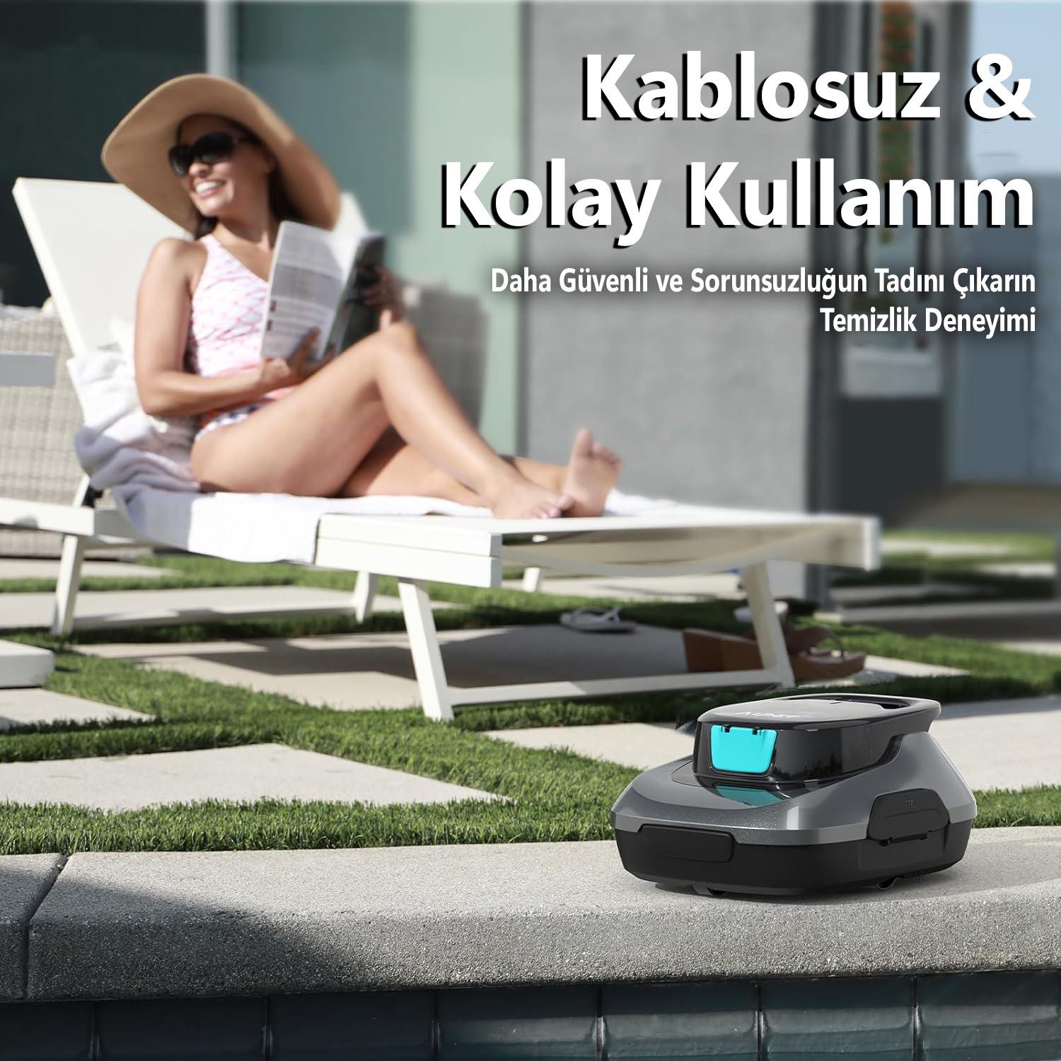 Aiper Scuba 800 Kablosuz Havuz Temizleme Robotu