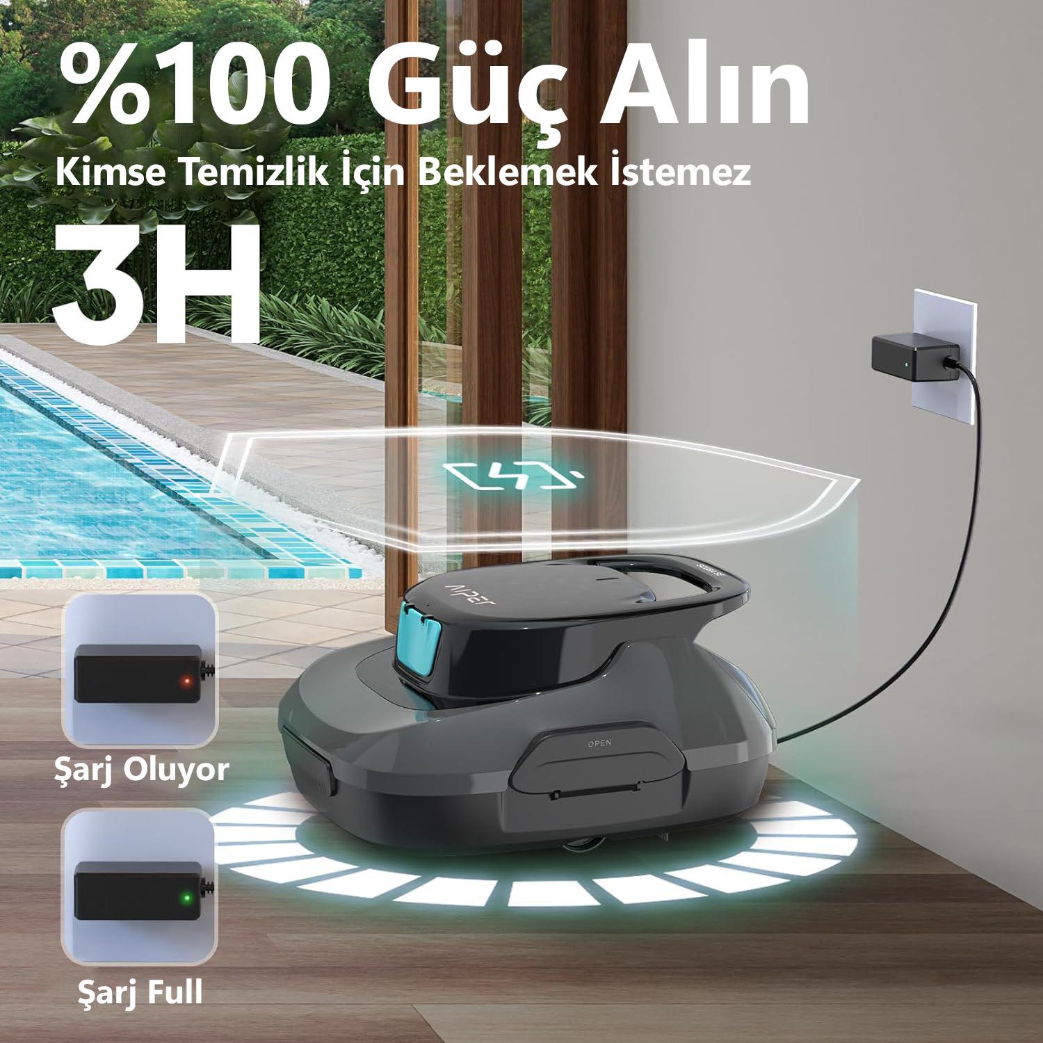 Aiper Scuba 800 Kablosuz Havuz Temizleme Robotu