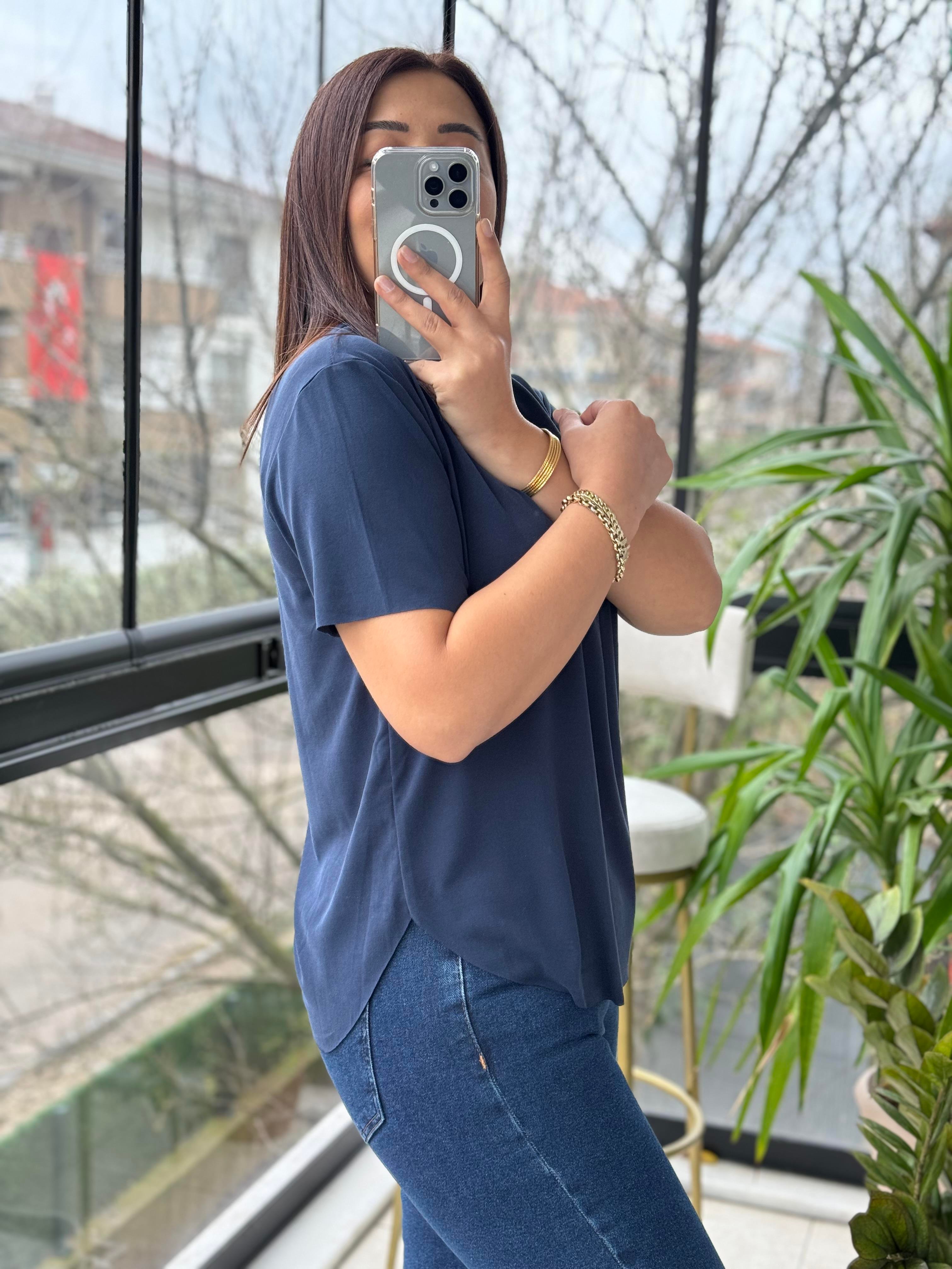  Oysho Tişört Lacivert