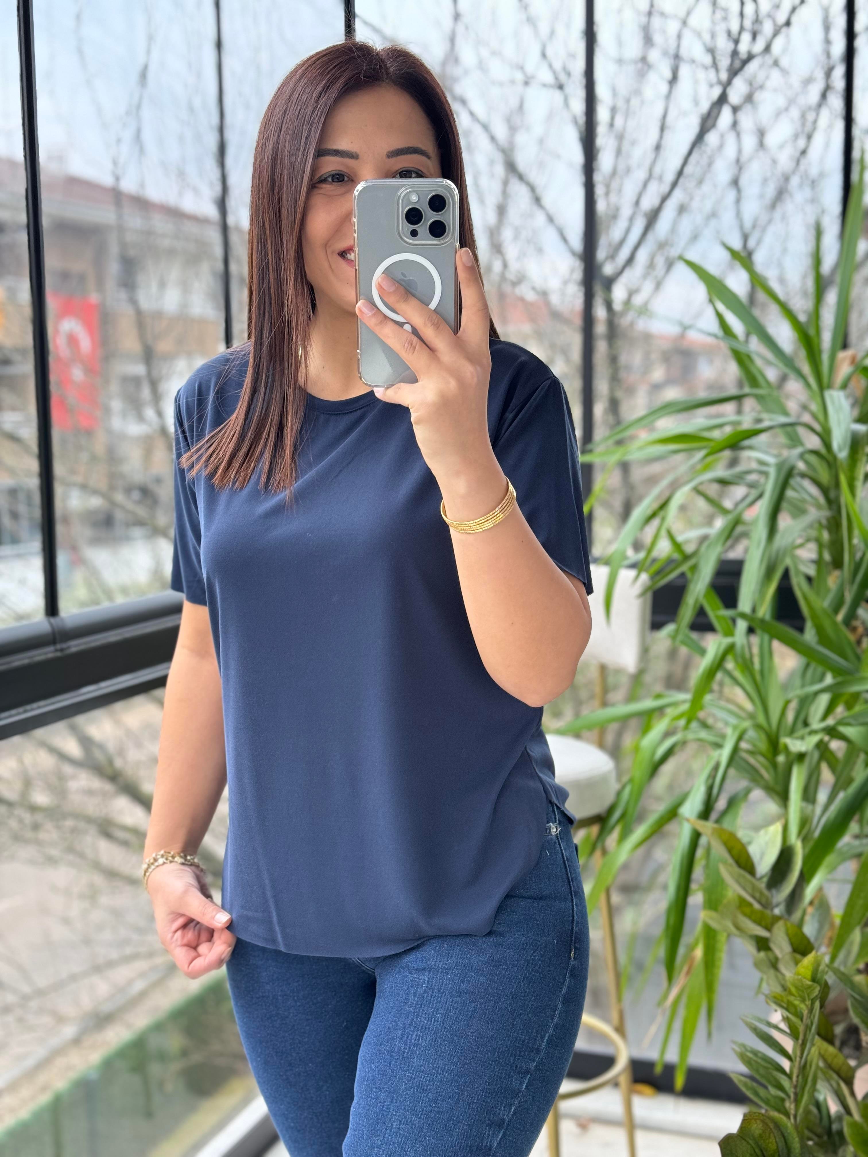  Oysho Tişört Lacivert