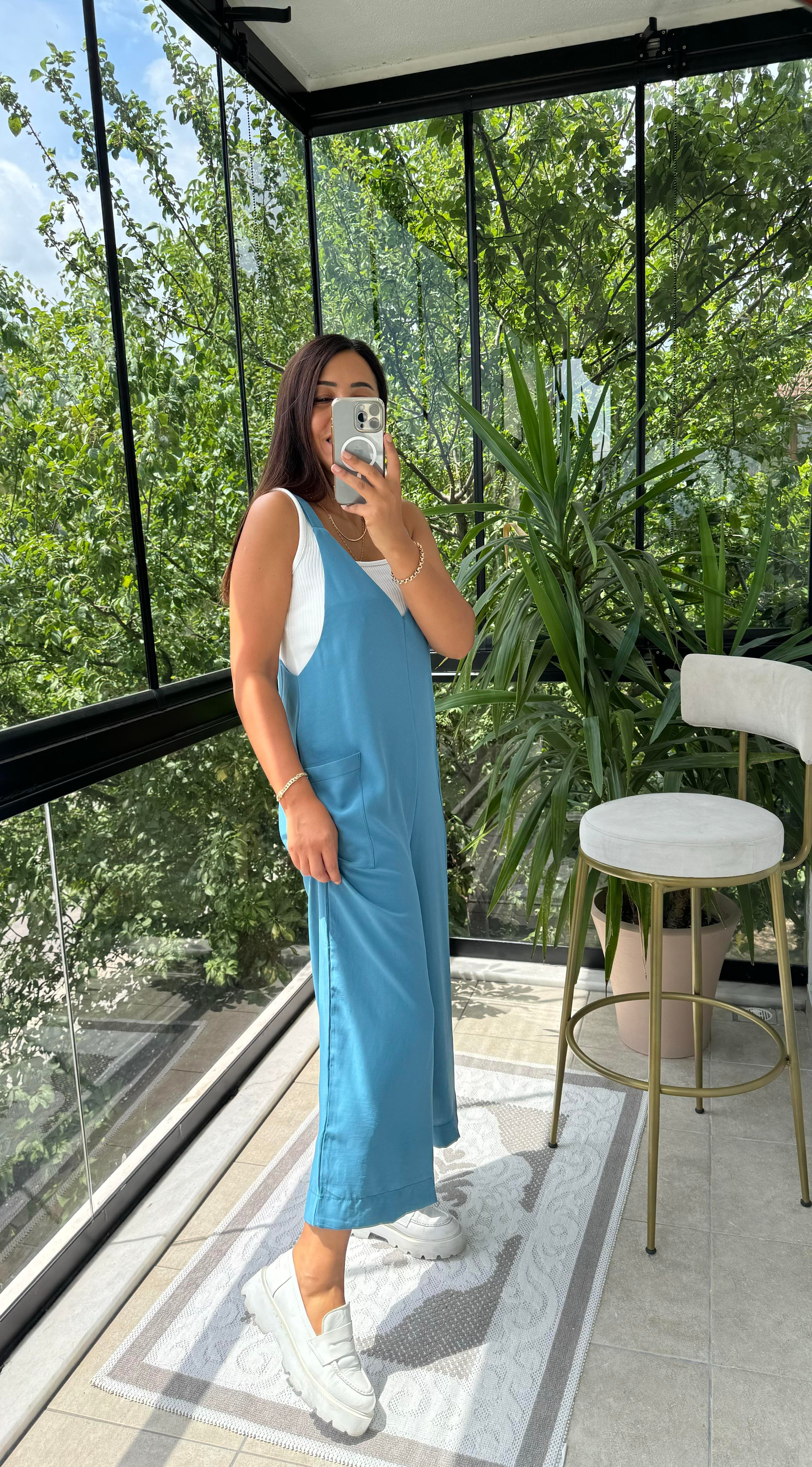 Aerobin Kumaş Tulum Petrol