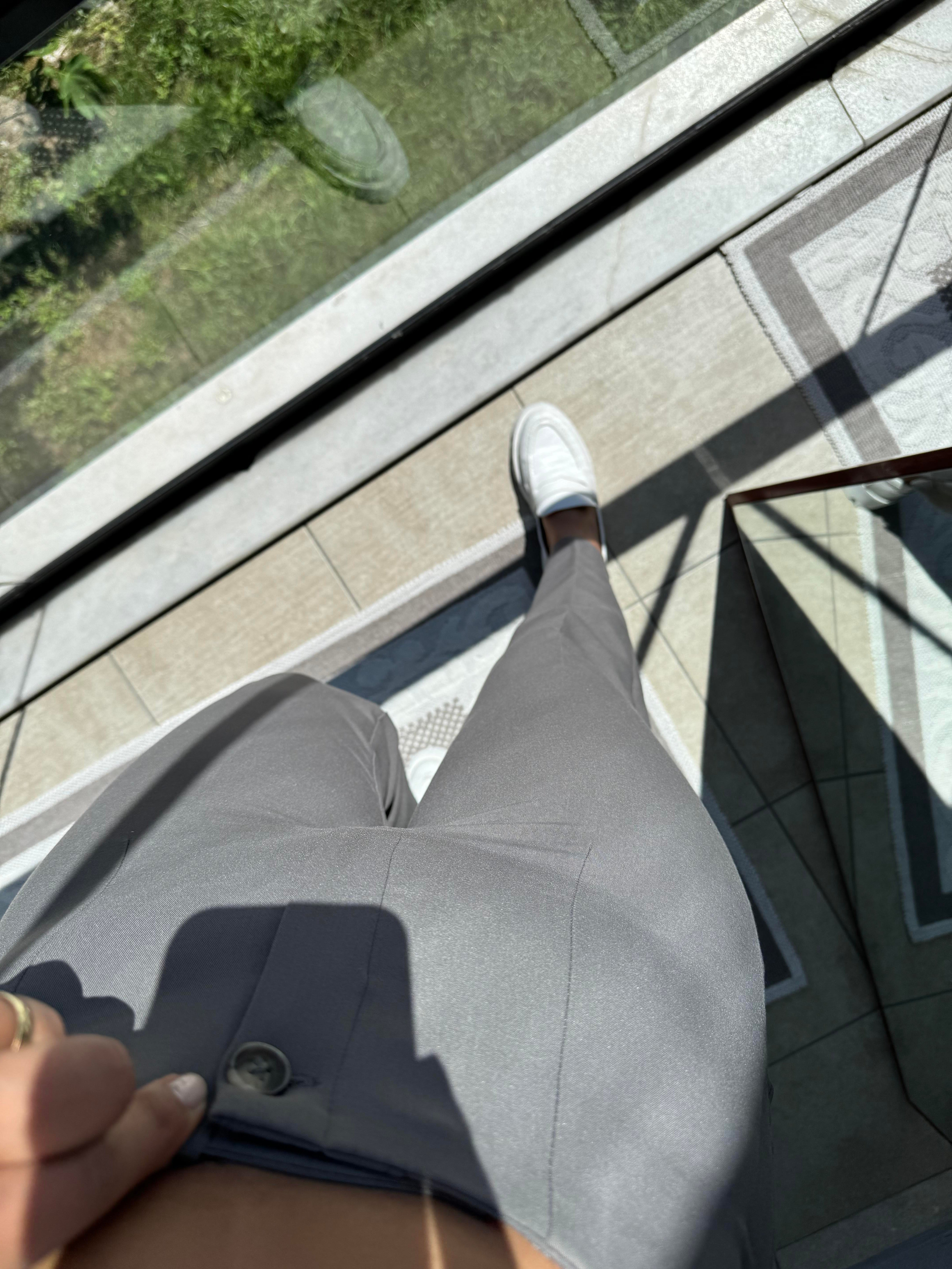 Düğmeli Zra Model Havuç Kesim Pantolon Vizon