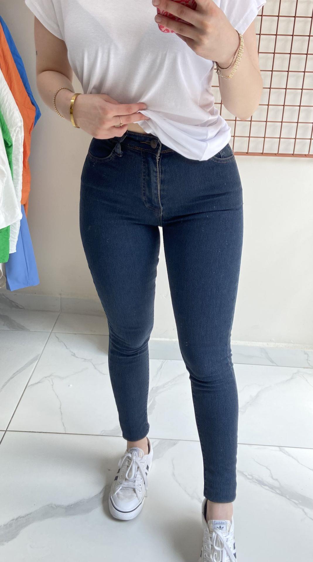 Kahve YIKAMA  Örme Jean