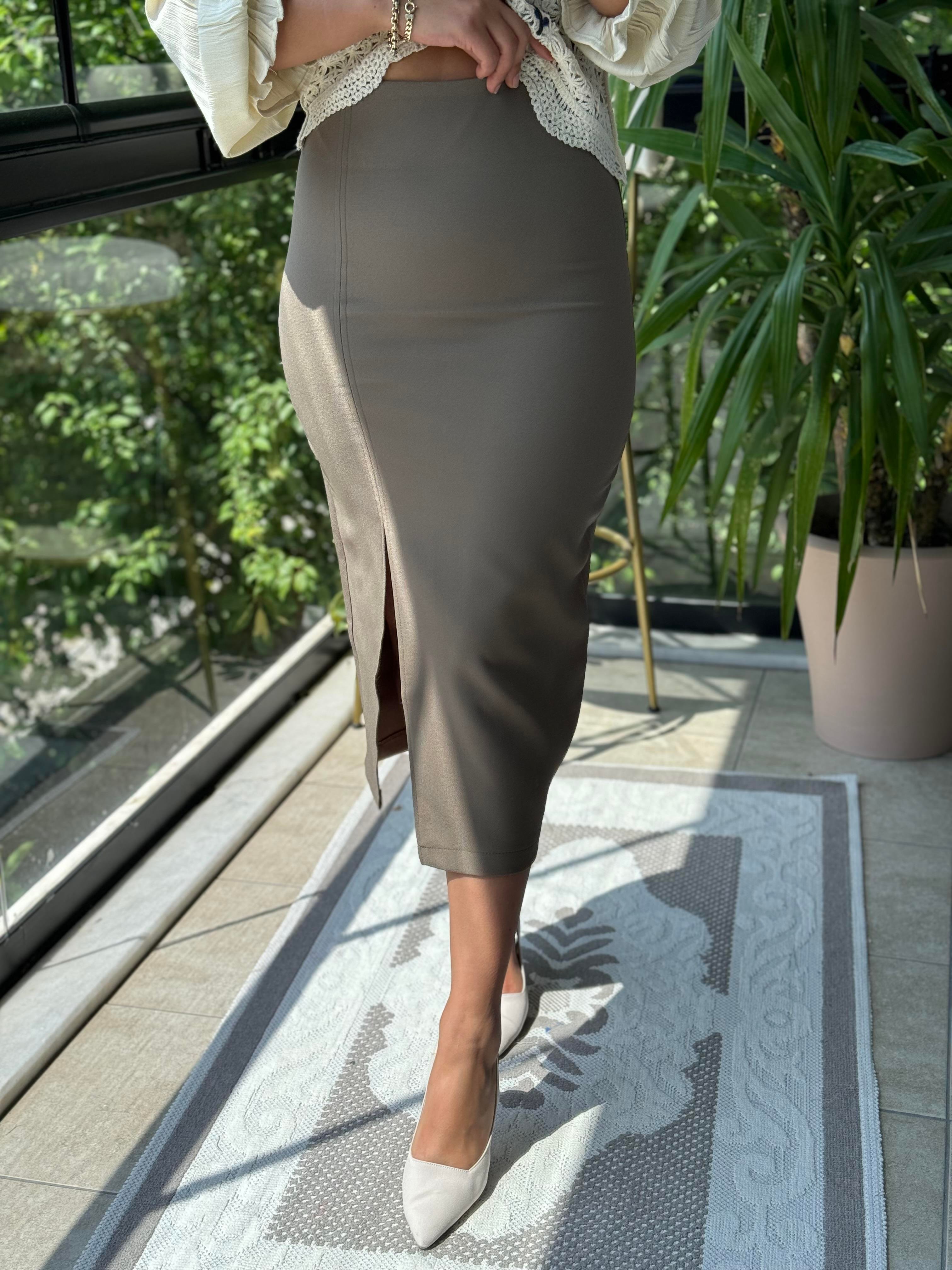 Kalem Etek Camel Haki Yeşili