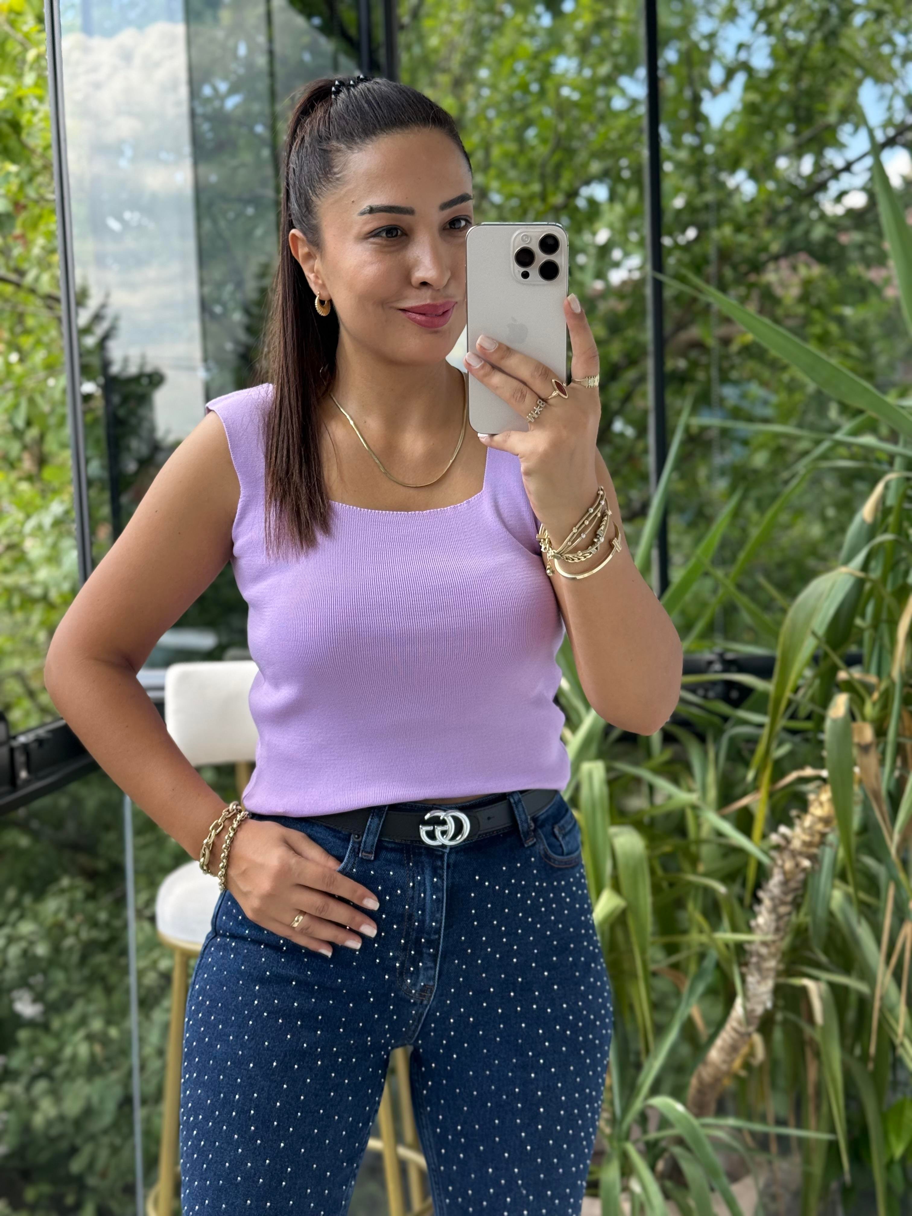 Kare Yaka Atlet Lila