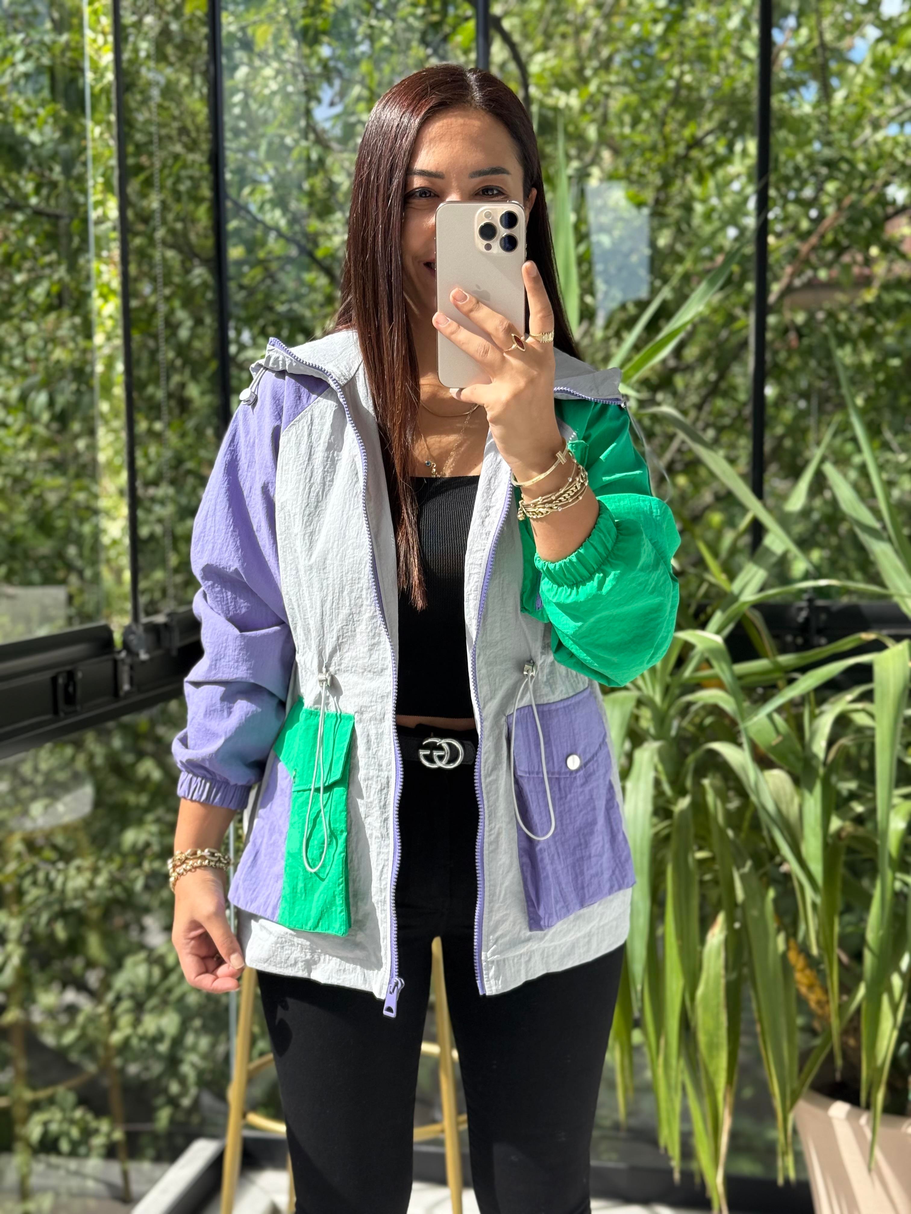 Krınkıl Yağmurluk Gri