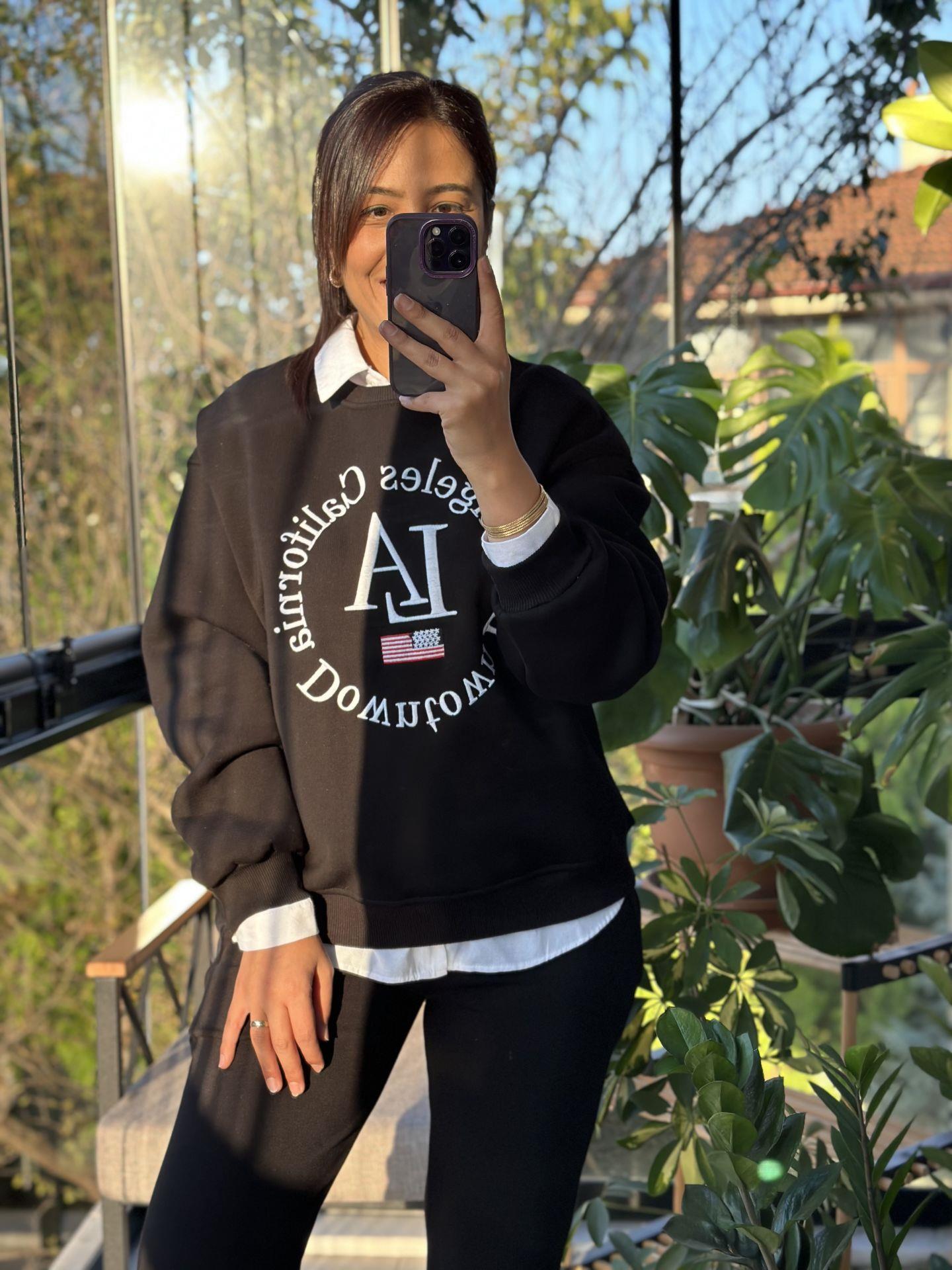 LA Sweatshirt Siyah