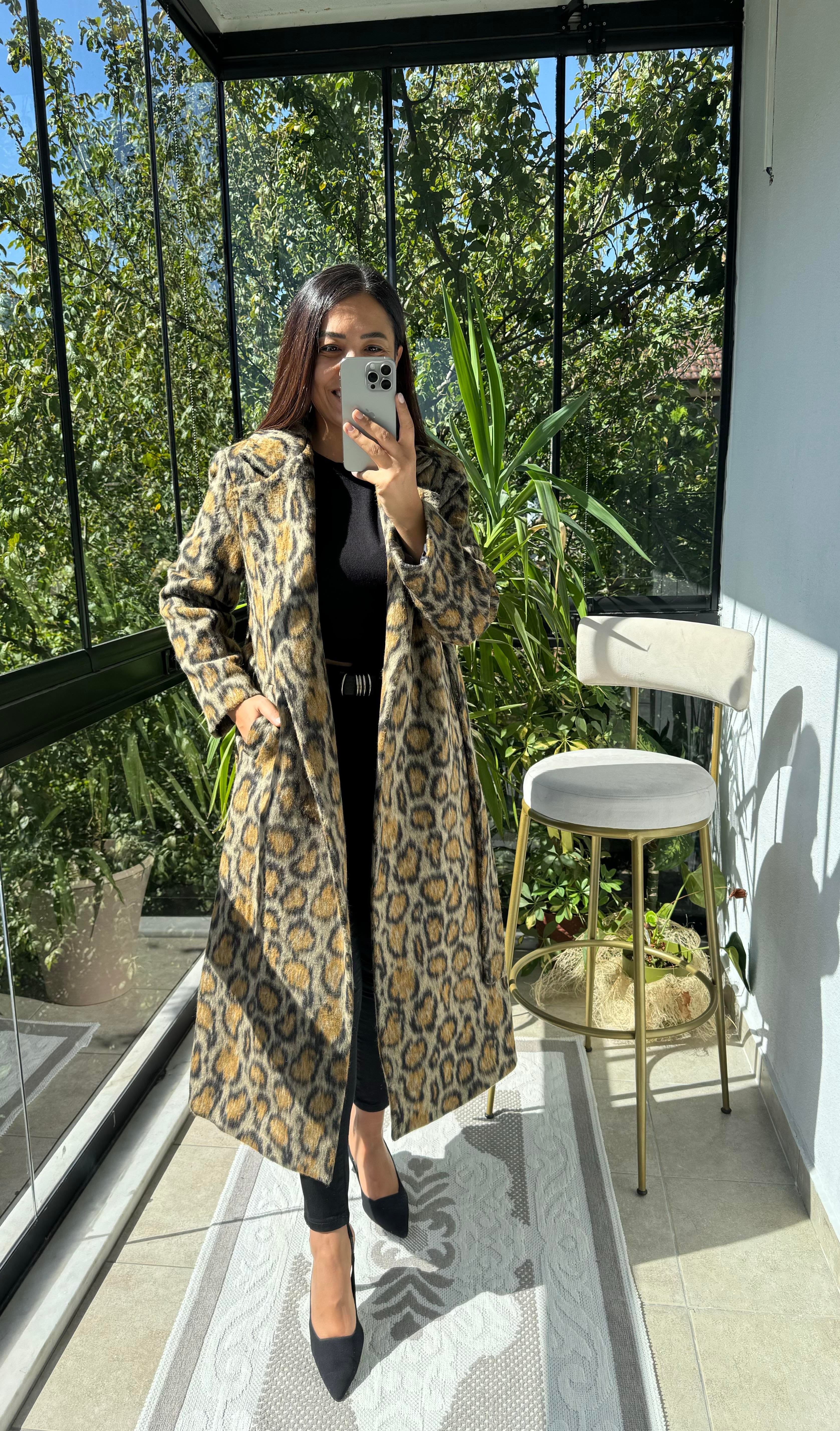 Leopar Salaş Kaban Siyah