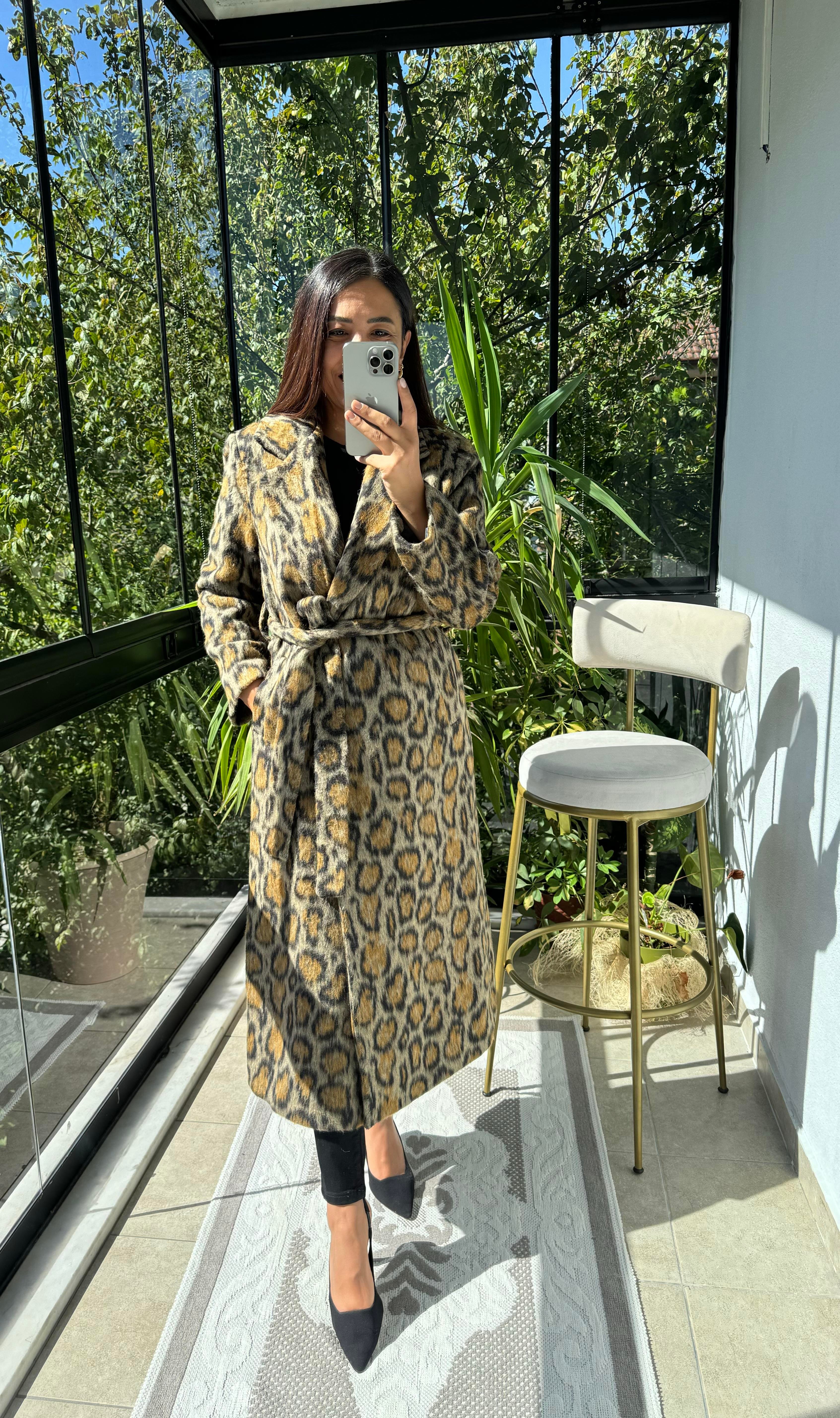 Leopar Salaş Kaban Siyah