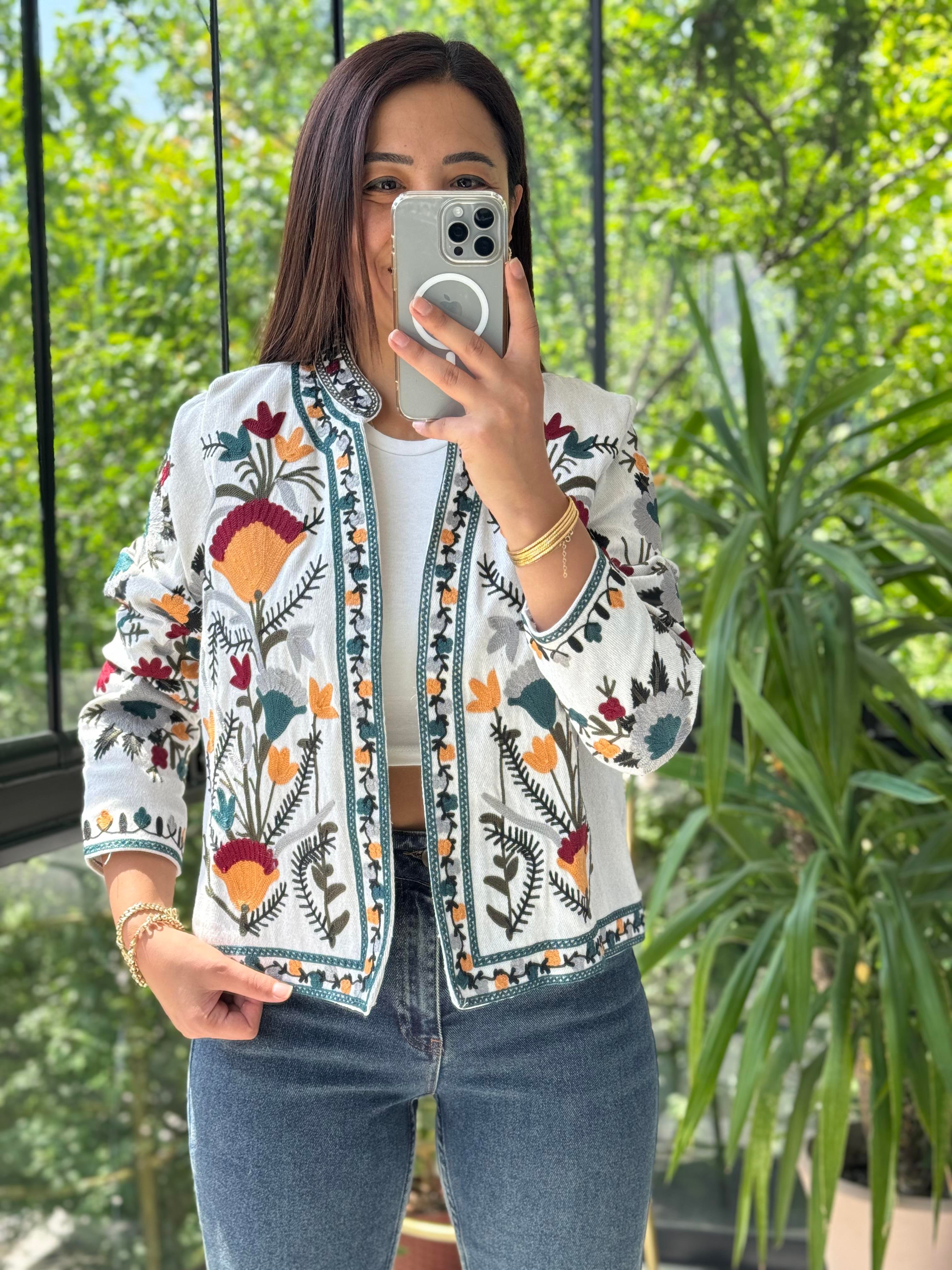 Lüx İşlemeli Ceket Renkli