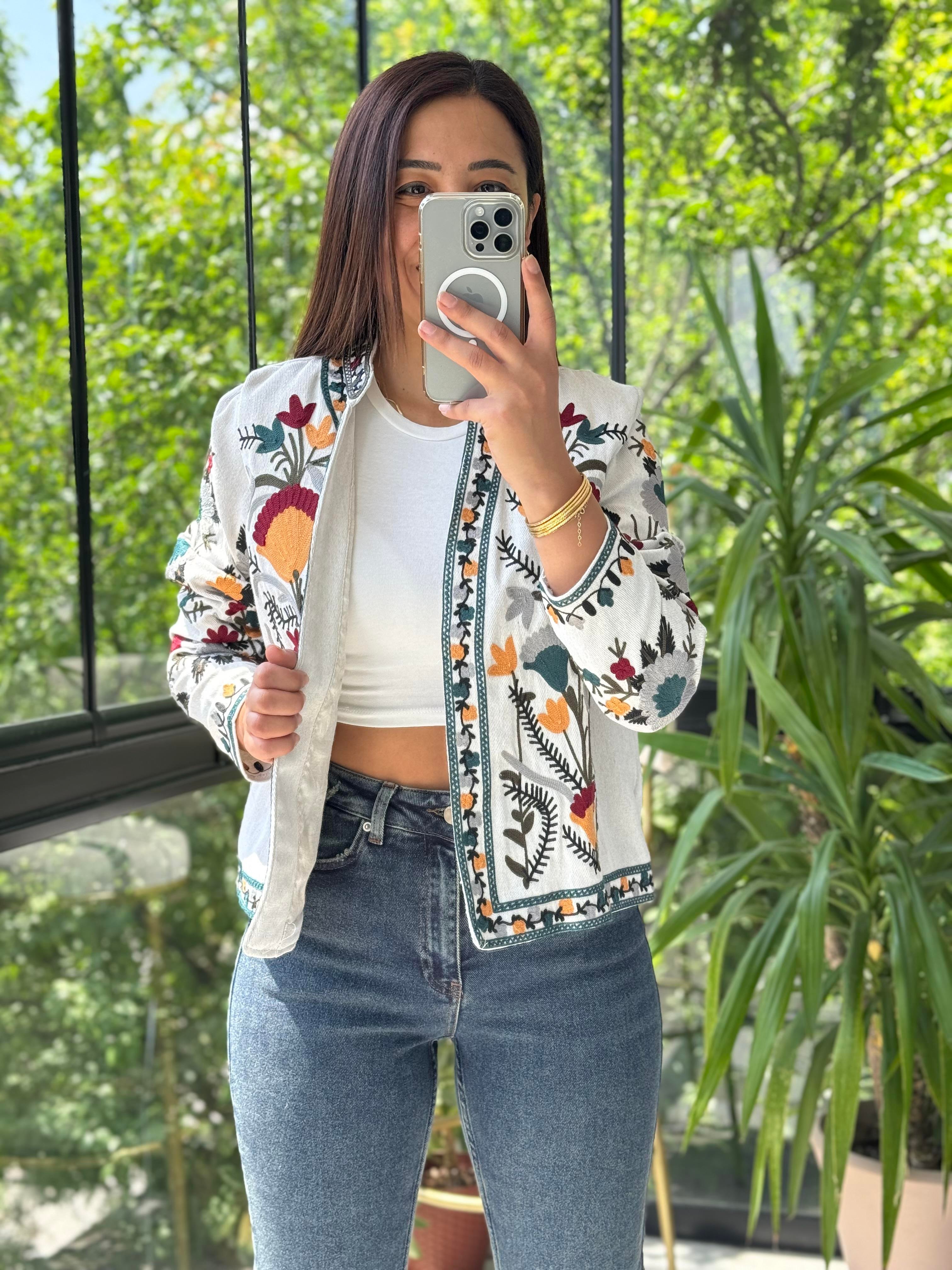 Lüx İşlemeli Ceket Renkli